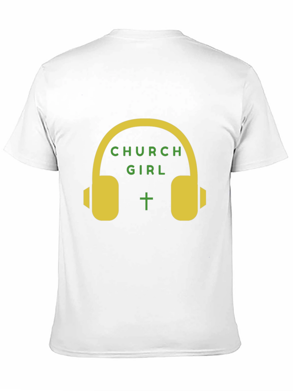Church Girl Headphone Graphic T-Shirt