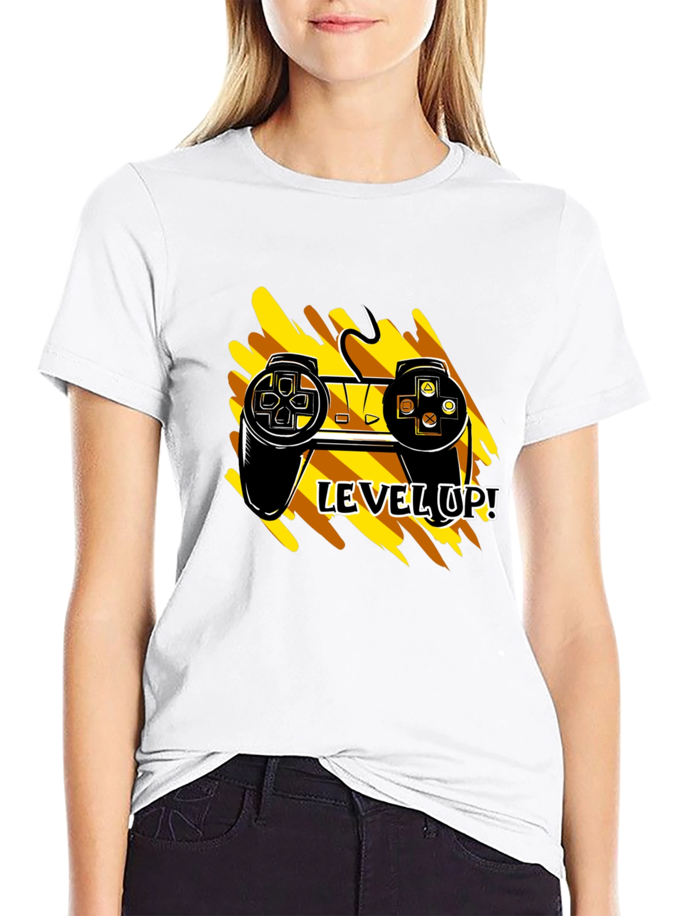 Level Up Gamer T-Shirt - Black