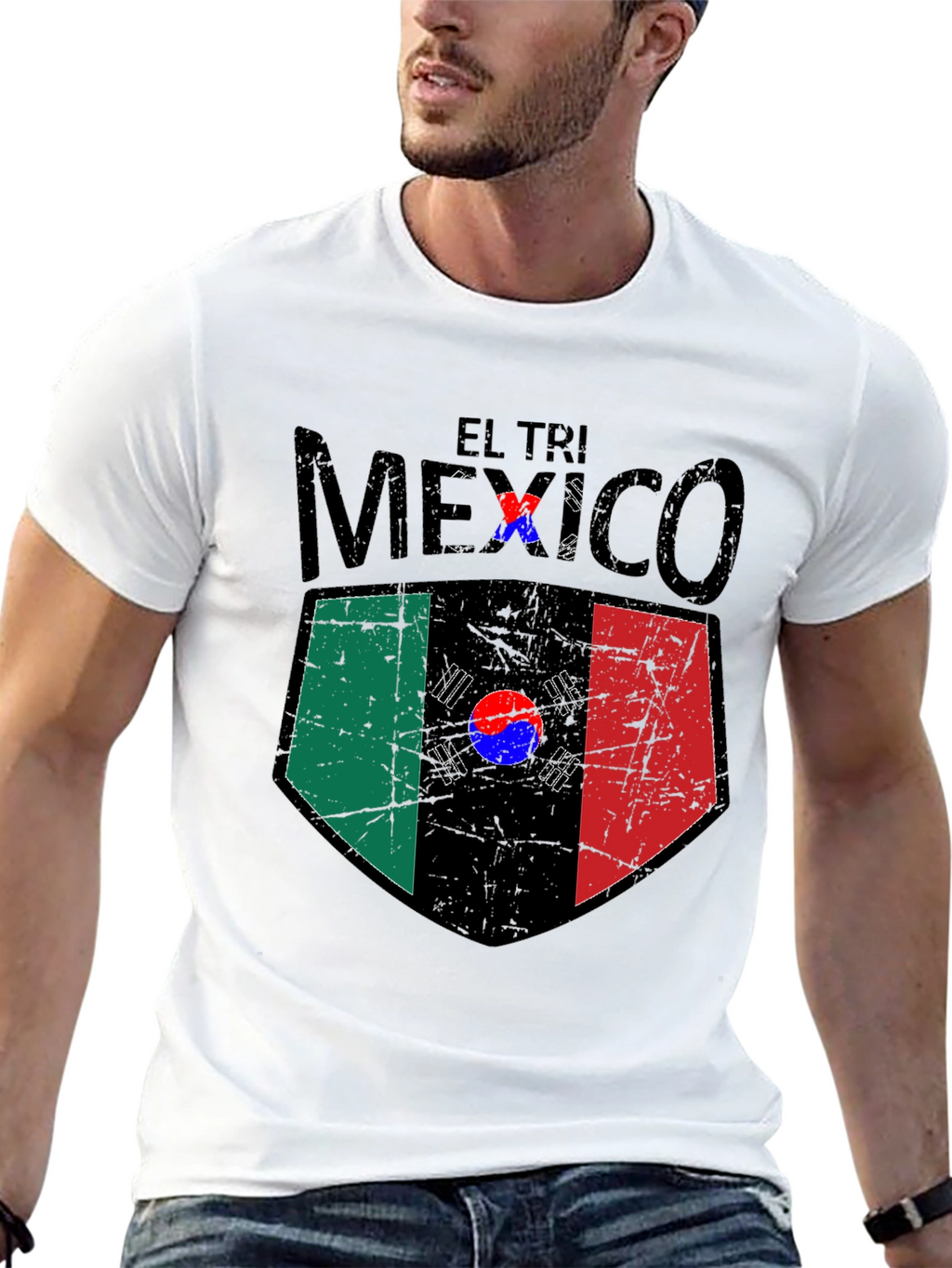 Mexico x South Korea El Tri Graphic T-Shirt