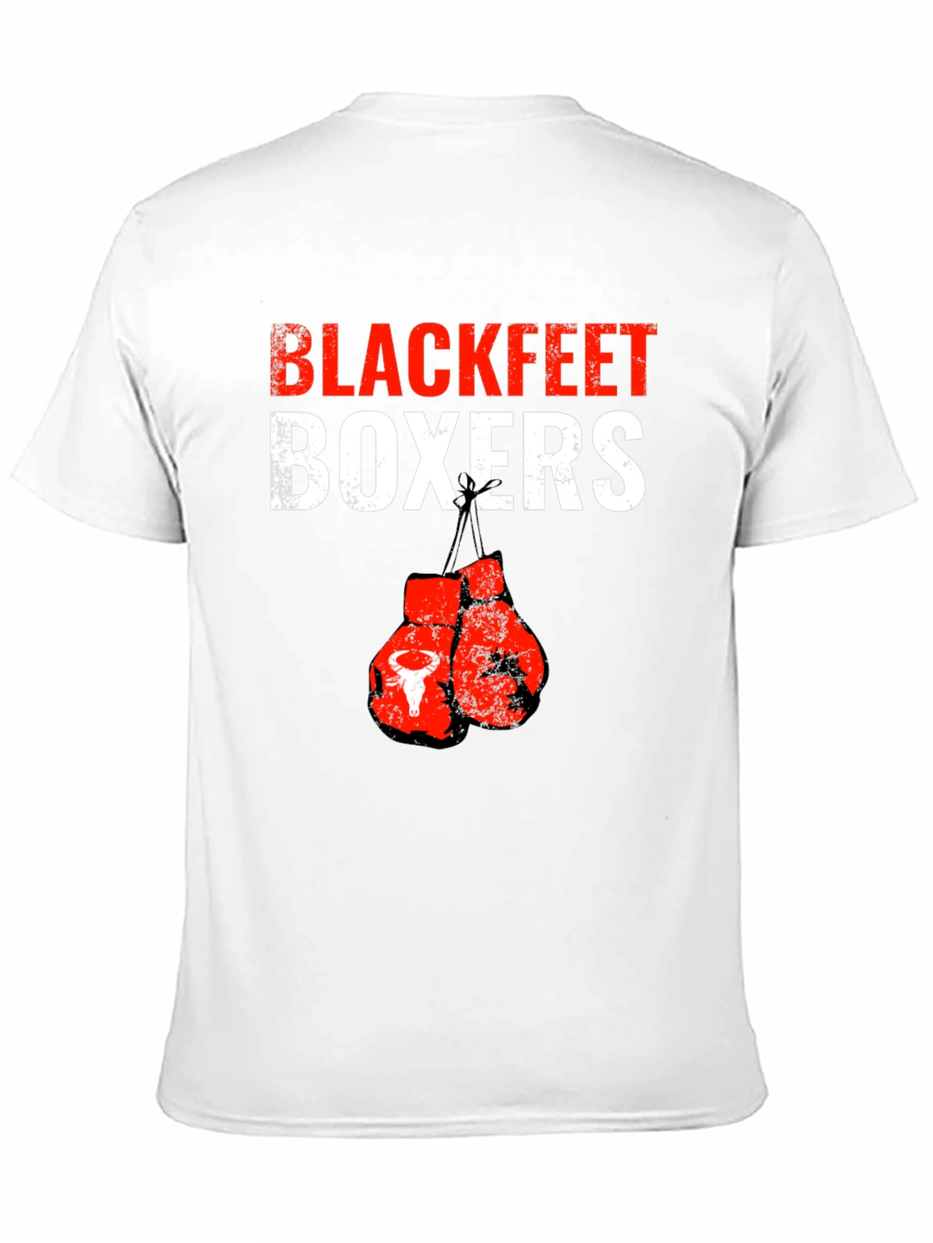 Blackfeet Boxers Graphic Print T-Shirt