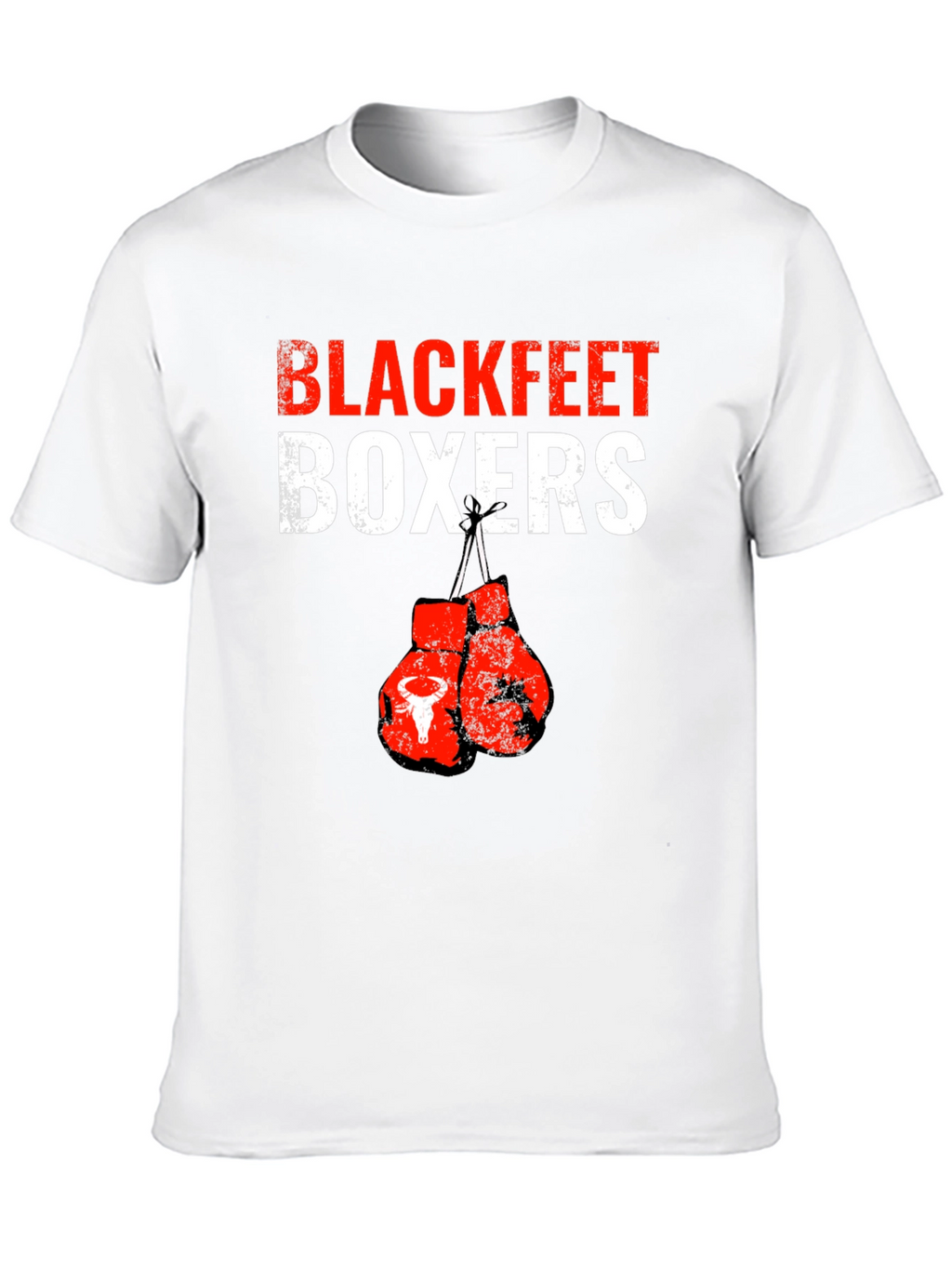 Blackfeet Boxers Graphic Print T-Shirt