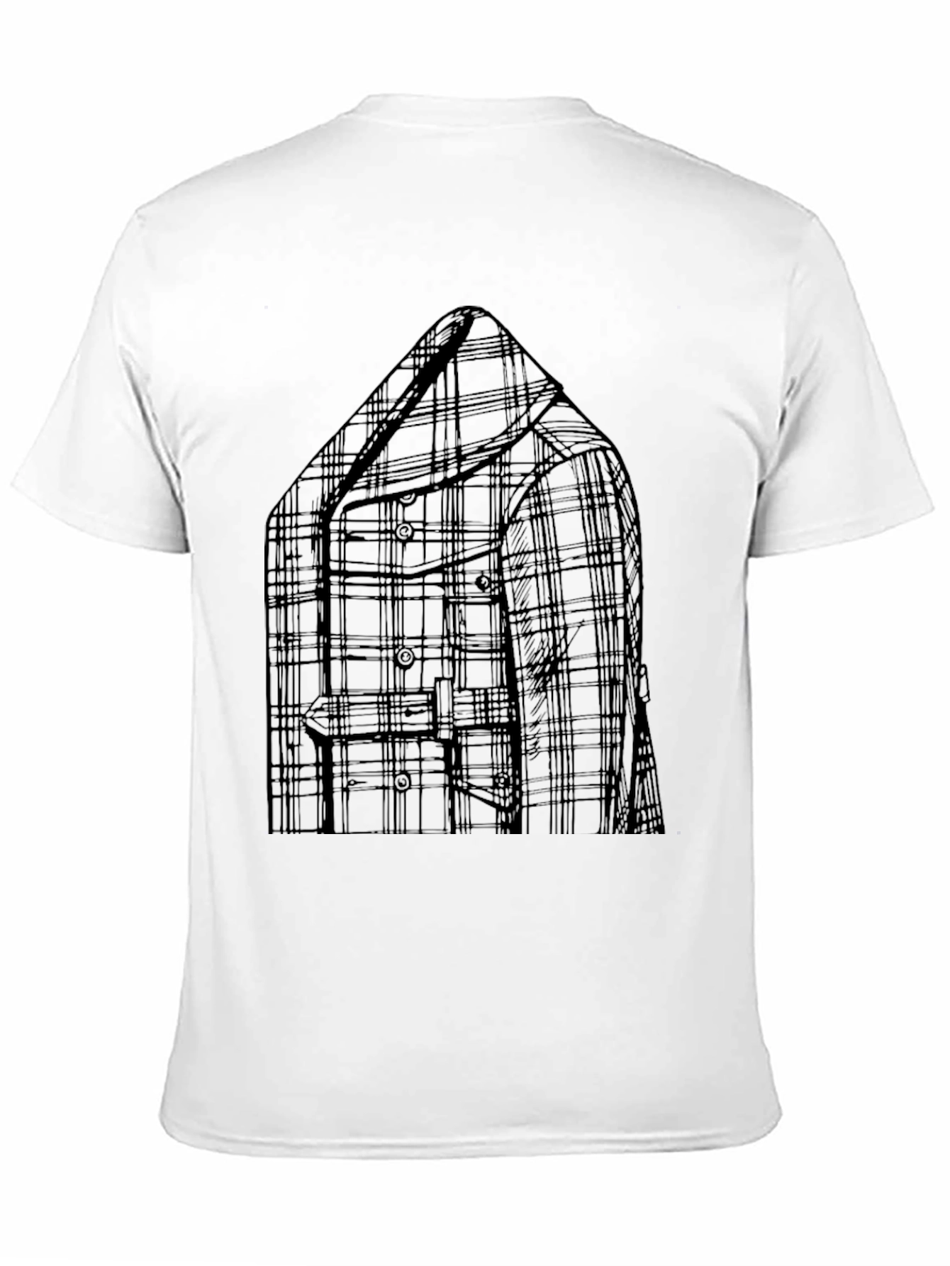 Plaid Blazer Graphic T-Shirt - Mens Casual Wear