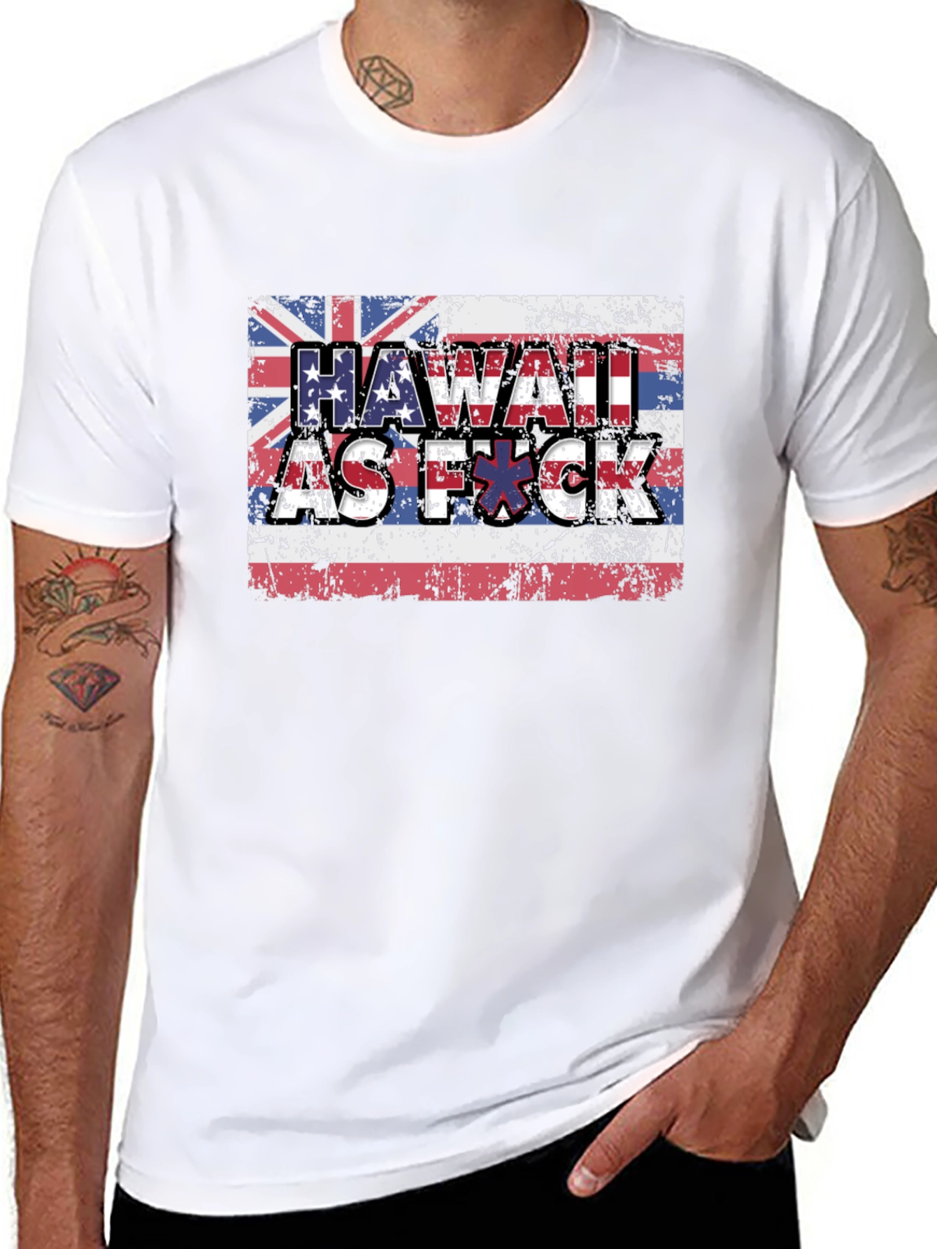 Hawaii Flag Graphic T-Shirt