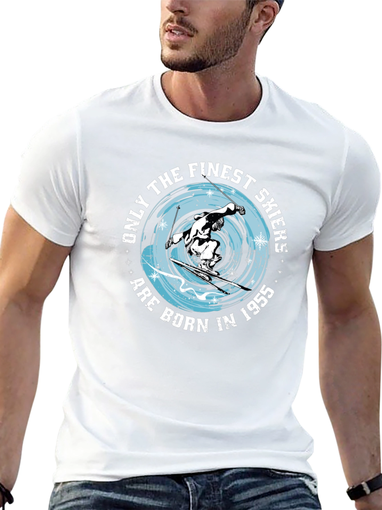 Finest Skiers Born in 1955 T-Shirt