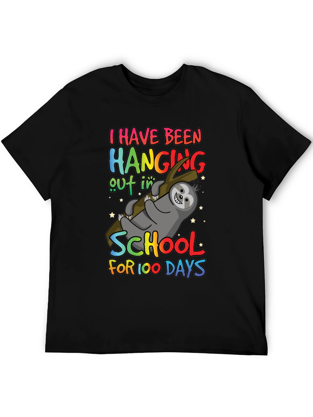 100 Days of School Sloth T-Shirt