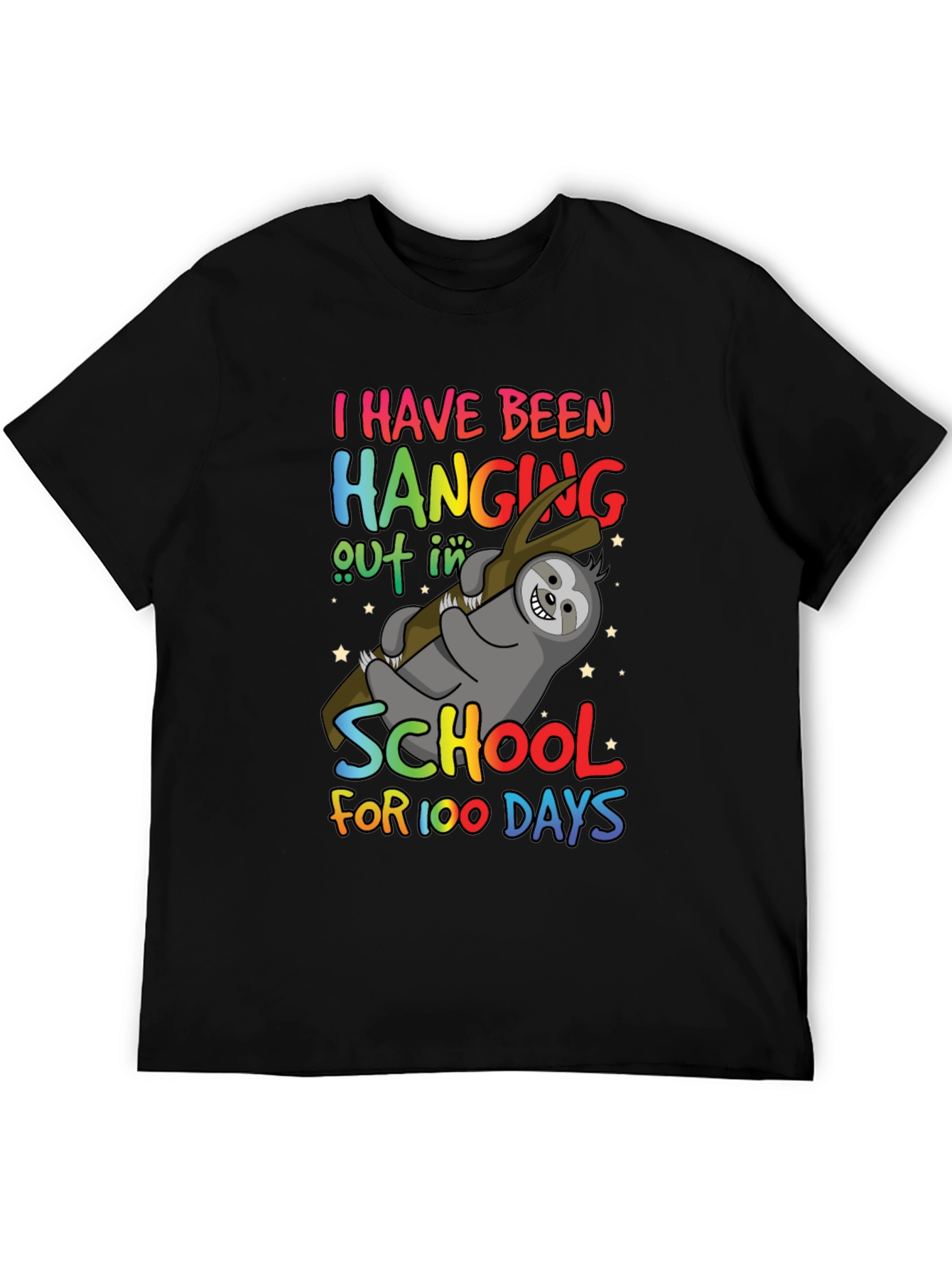 100 Days of School Sloth T-Shirt