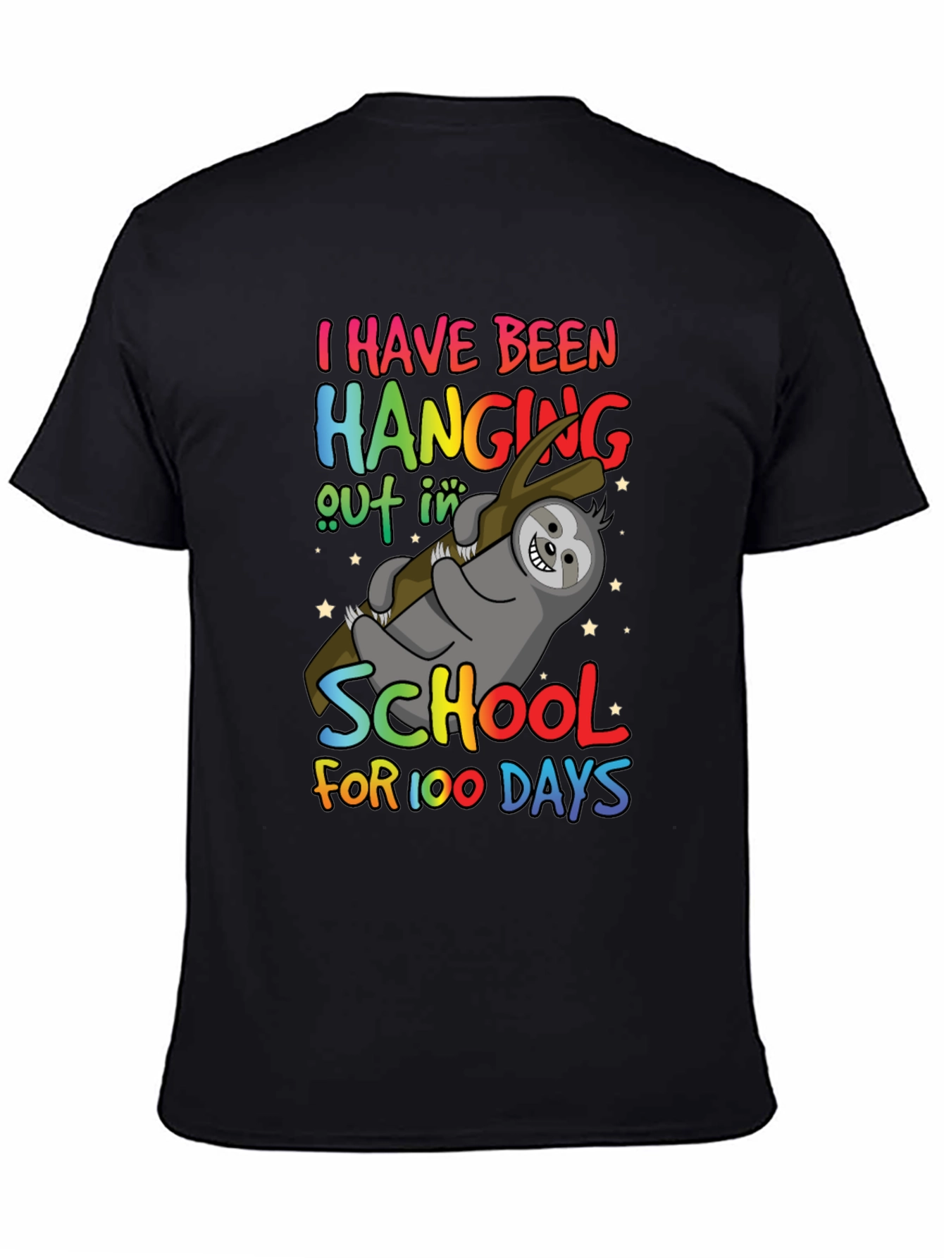 100 Days of School Sloth T-Shirt