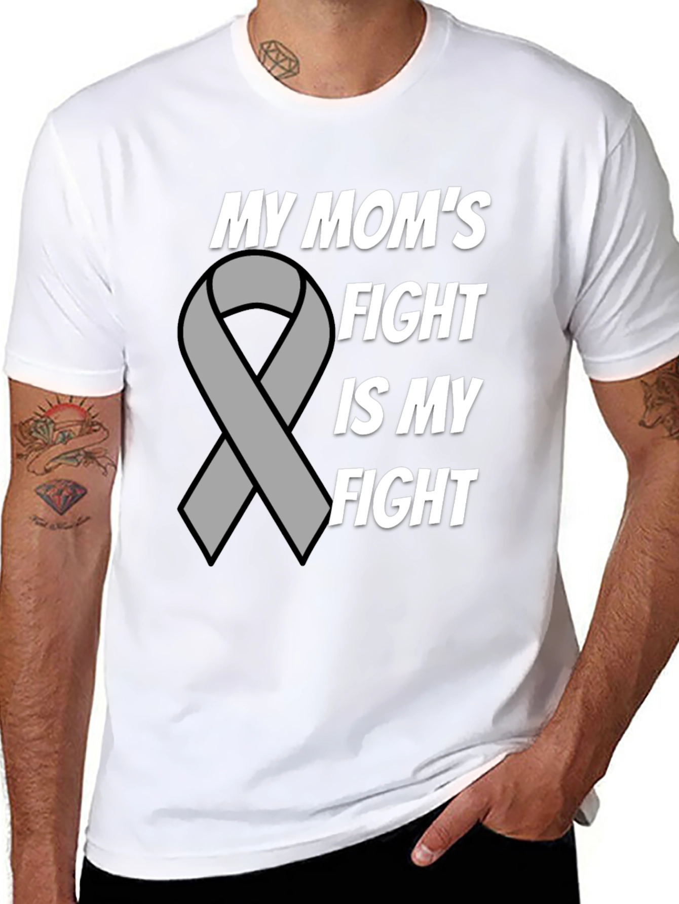 My Moms Fight T-Shirt - Cancer Awareness