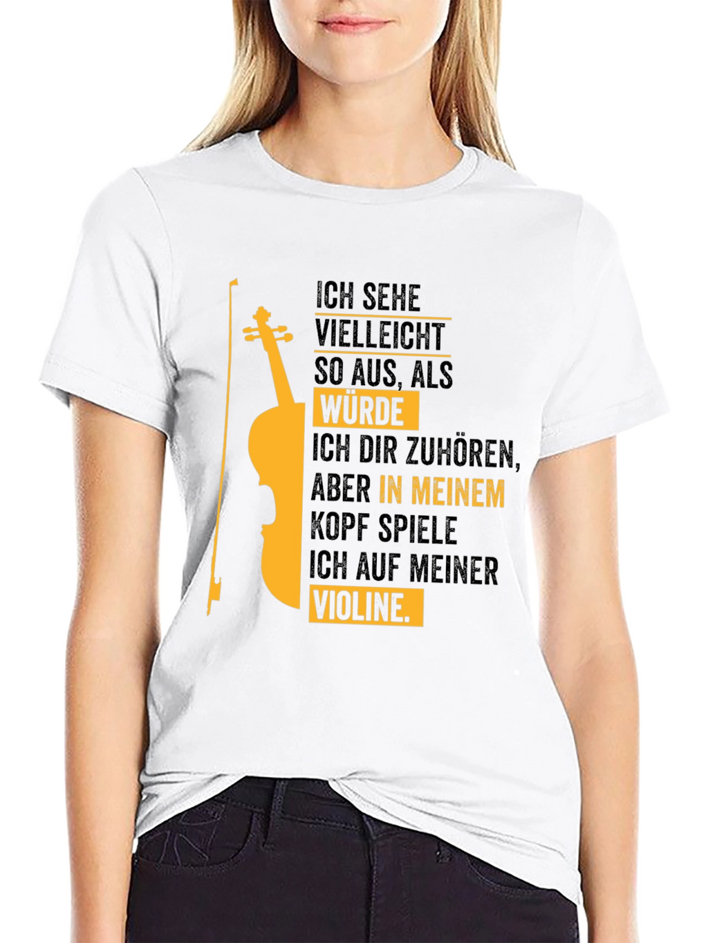 Violin Player T-Shirt - Music Lover Tee