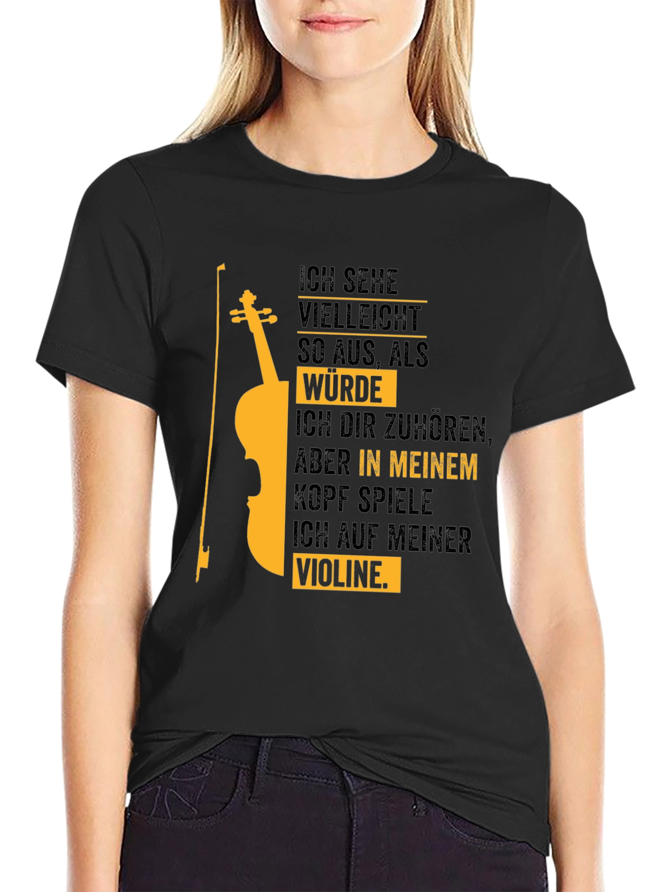 Violin Player T-Shirt - Music Lover Tee
