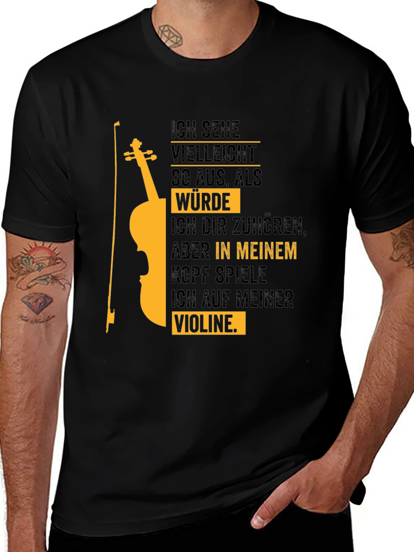 Violin Player T-Shirt - Music Lover Tee