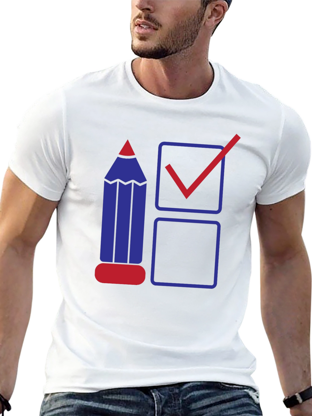 Vote with a Pencil Graphic Tee