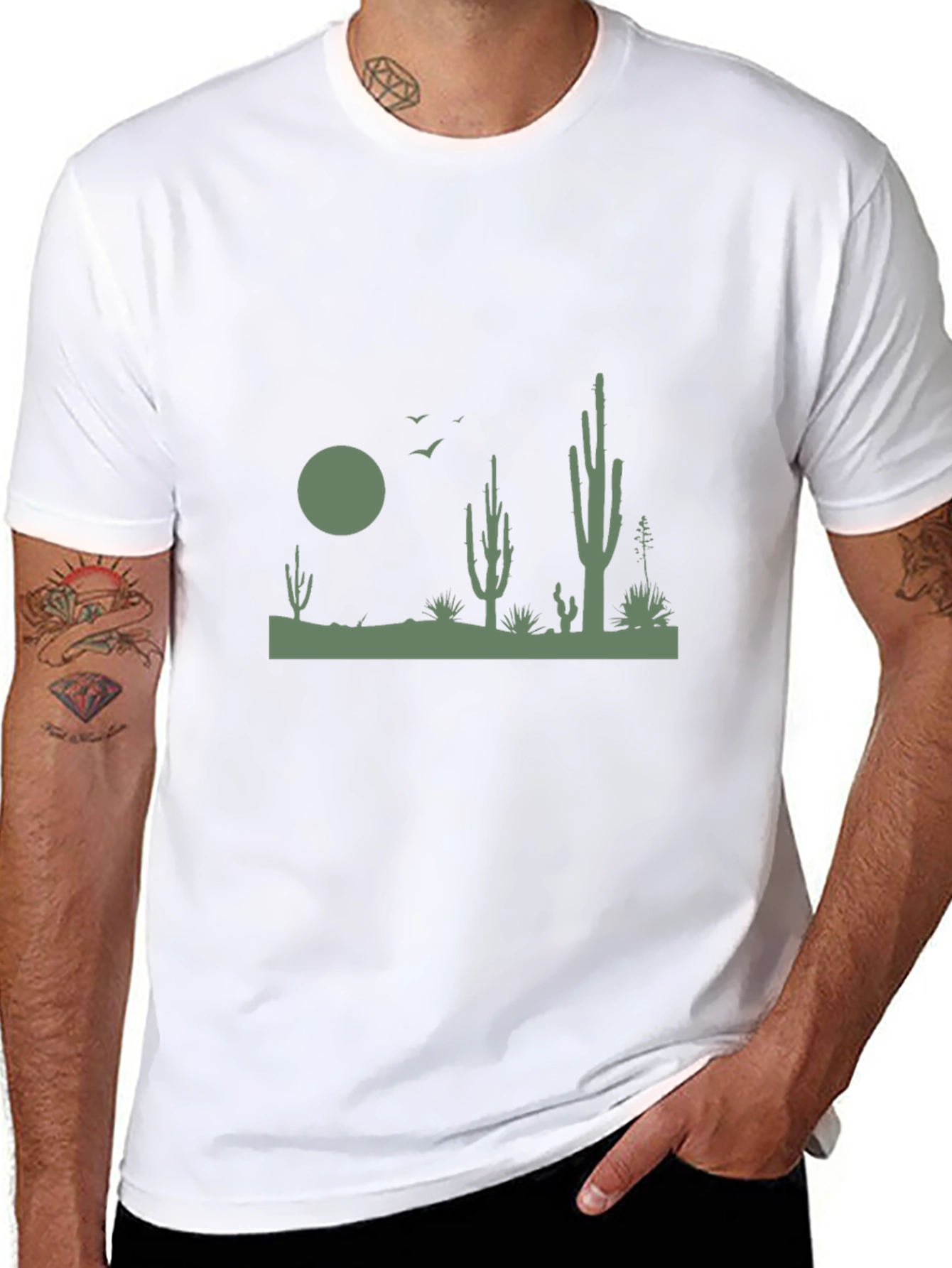 Desert Scene Graphic T-Shirt