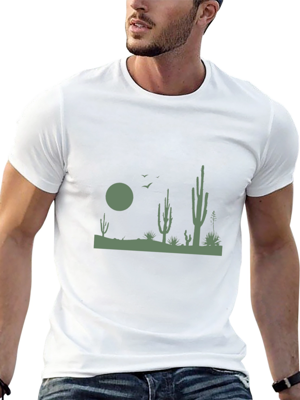 Desert Scene Graphic T-Shirt