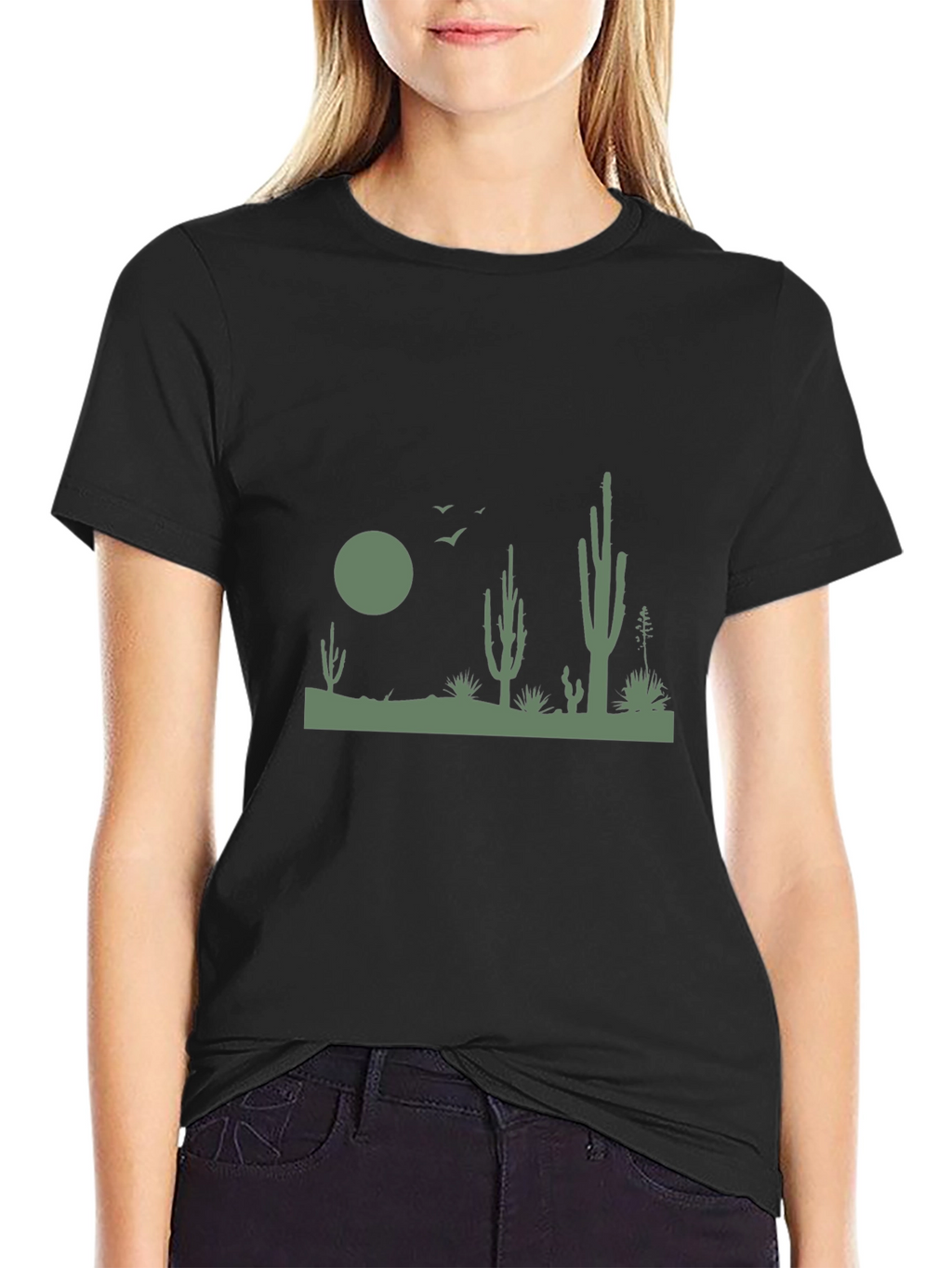 Desert Scene Graphic T-Shirt