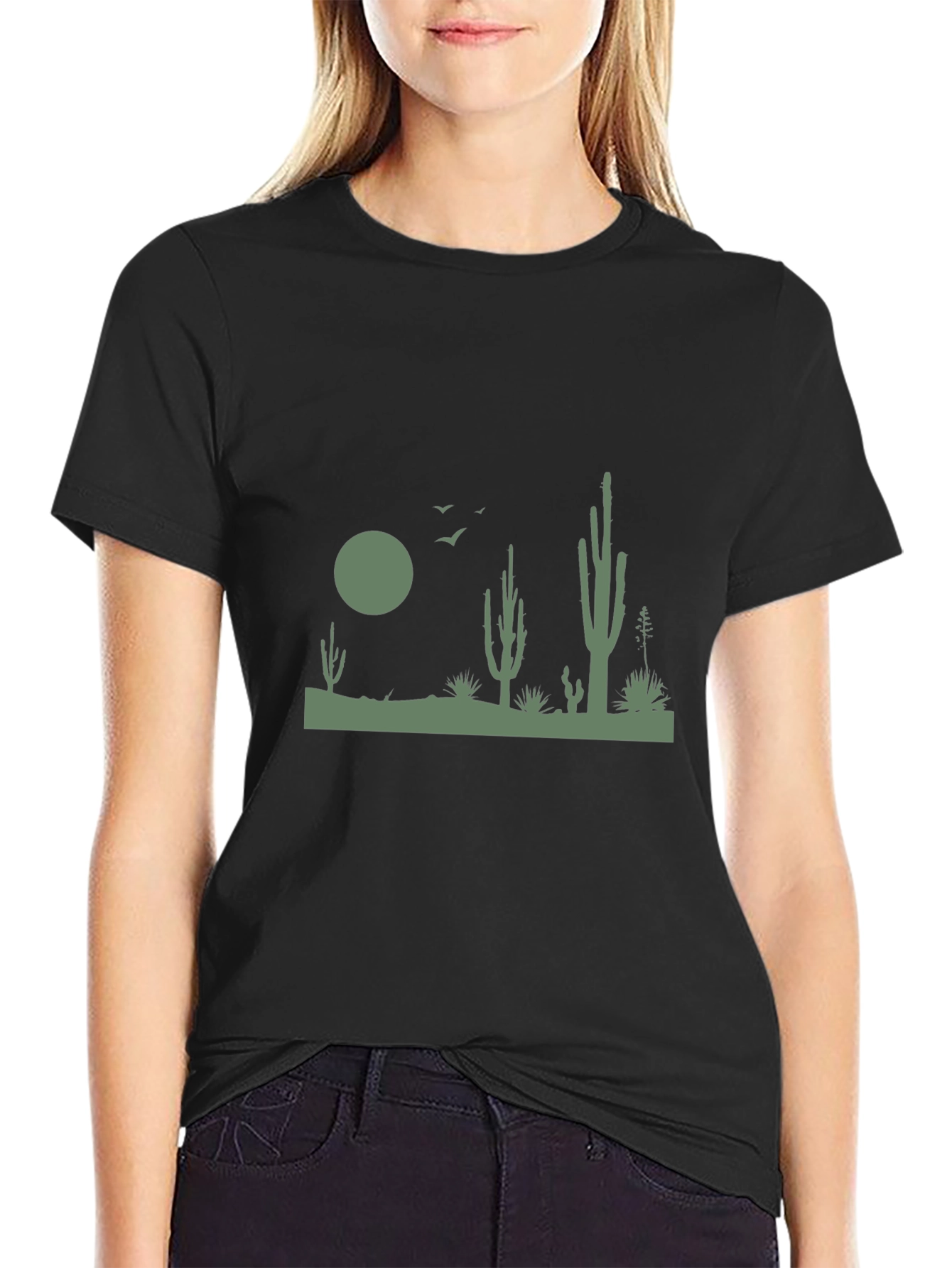 Desert Scene Graphic T-Shirt