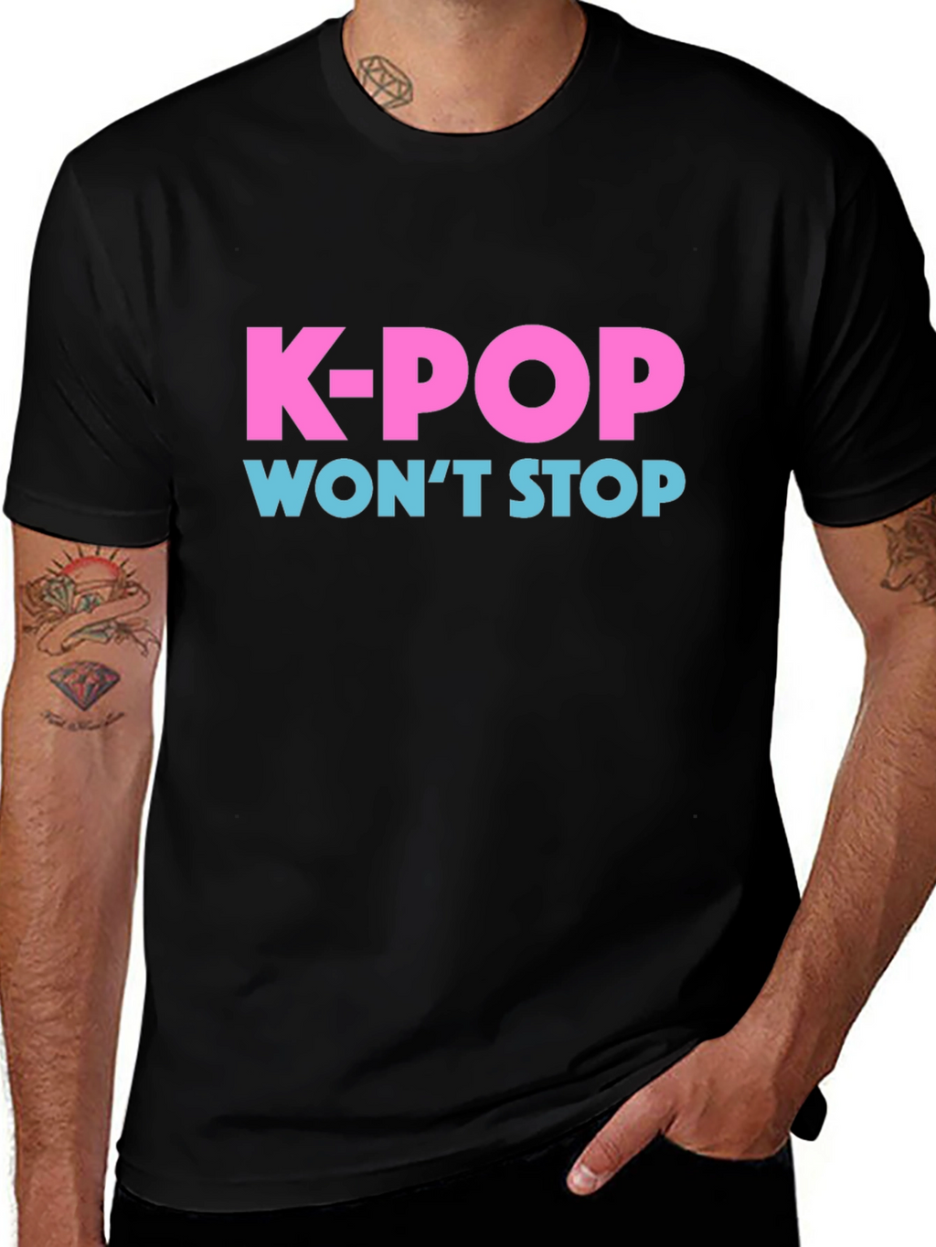 K-Pop Wont Stop Graphic T-Shirt