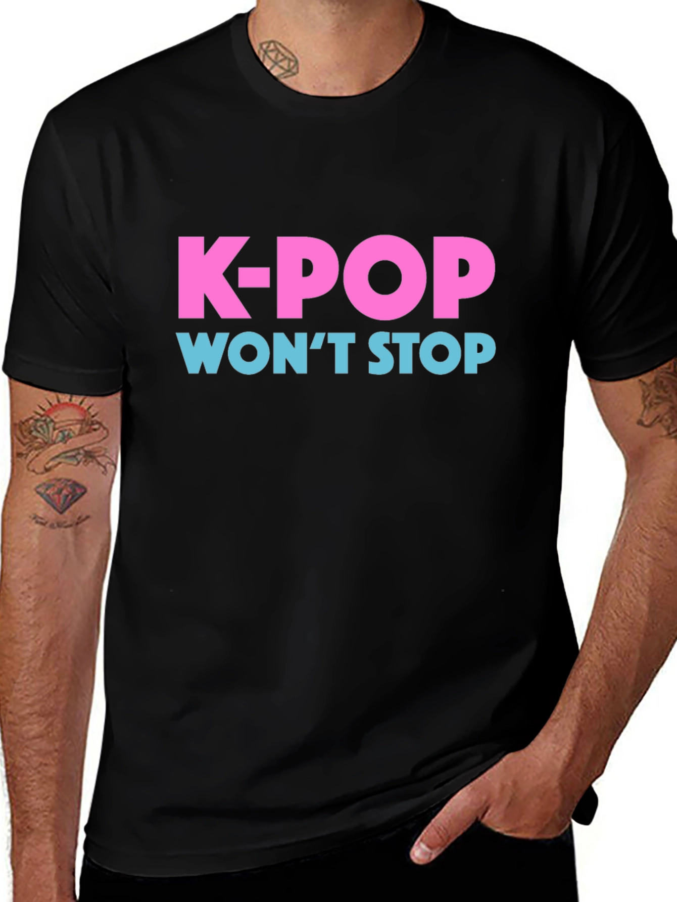K-Pop Wont Stop Graphic T-Shirt