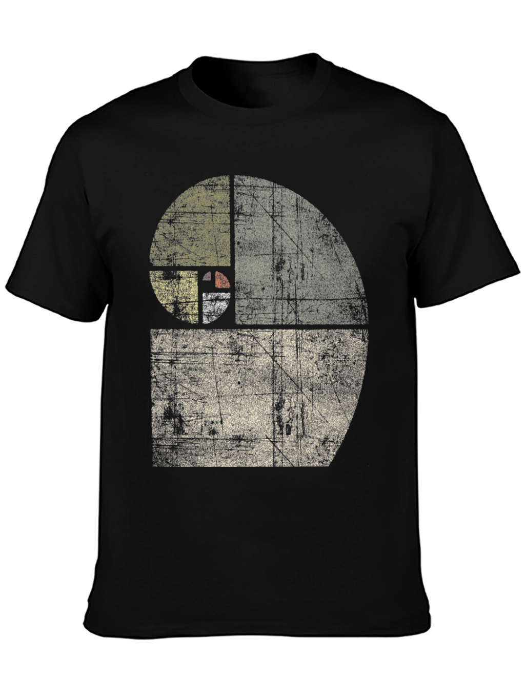 Fibonacci Sequence Black T-Shirt