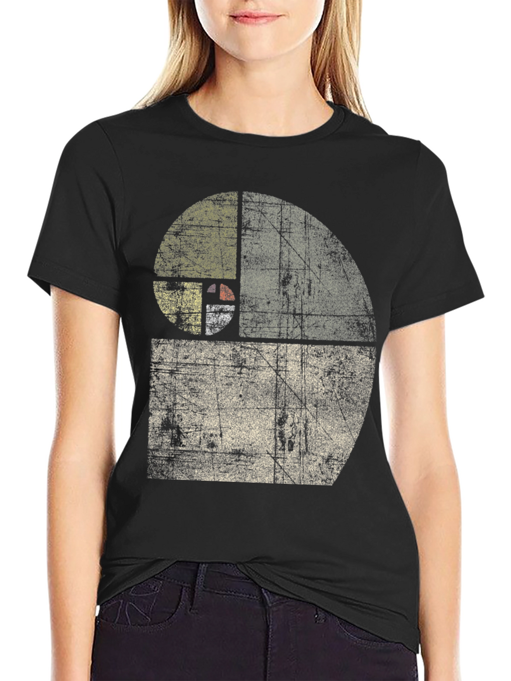 Fibonacci Sequence Black T-Shirt