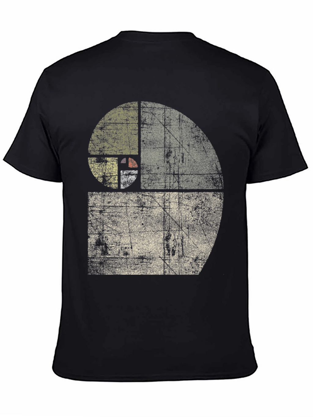 Fibonacci Sequence Black T-Shirt