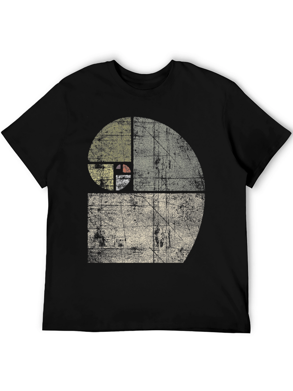 Fibonacci Sequence Black T-Shirt