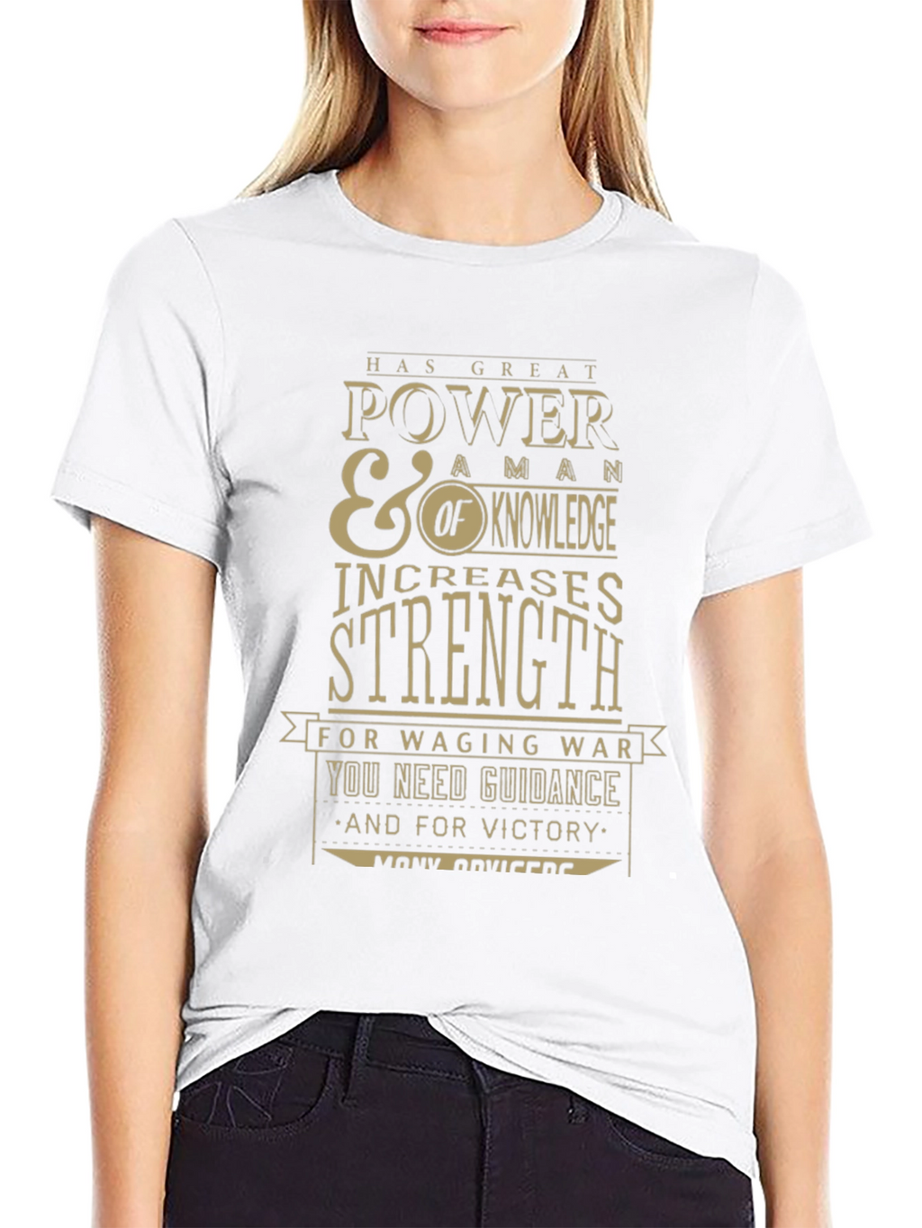 Power & Knowledge Graphic T-Shirt