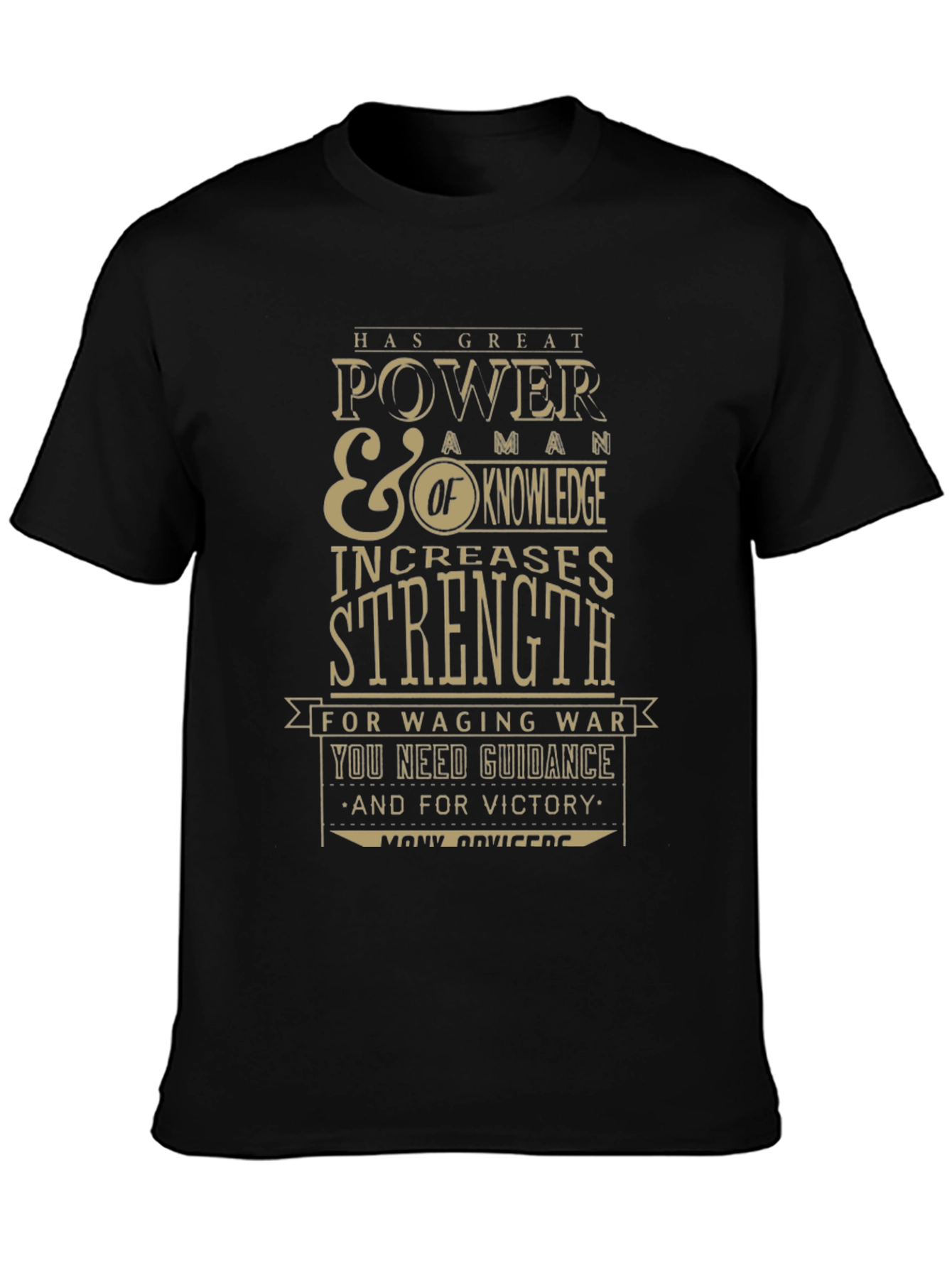Power & Knowledge Graphic T-Shirt