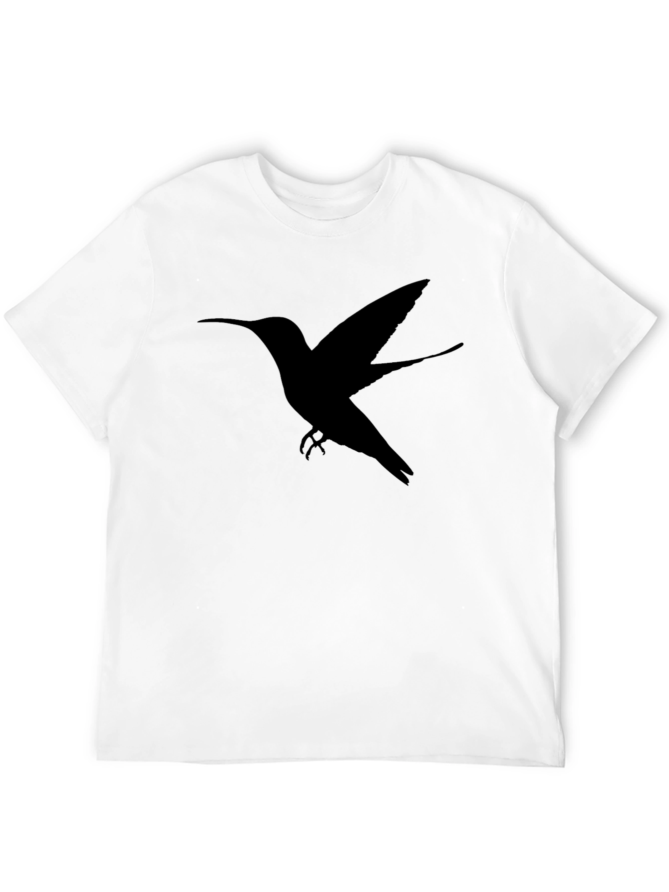 Hummingbird Silhouette Graphic Tee - Black