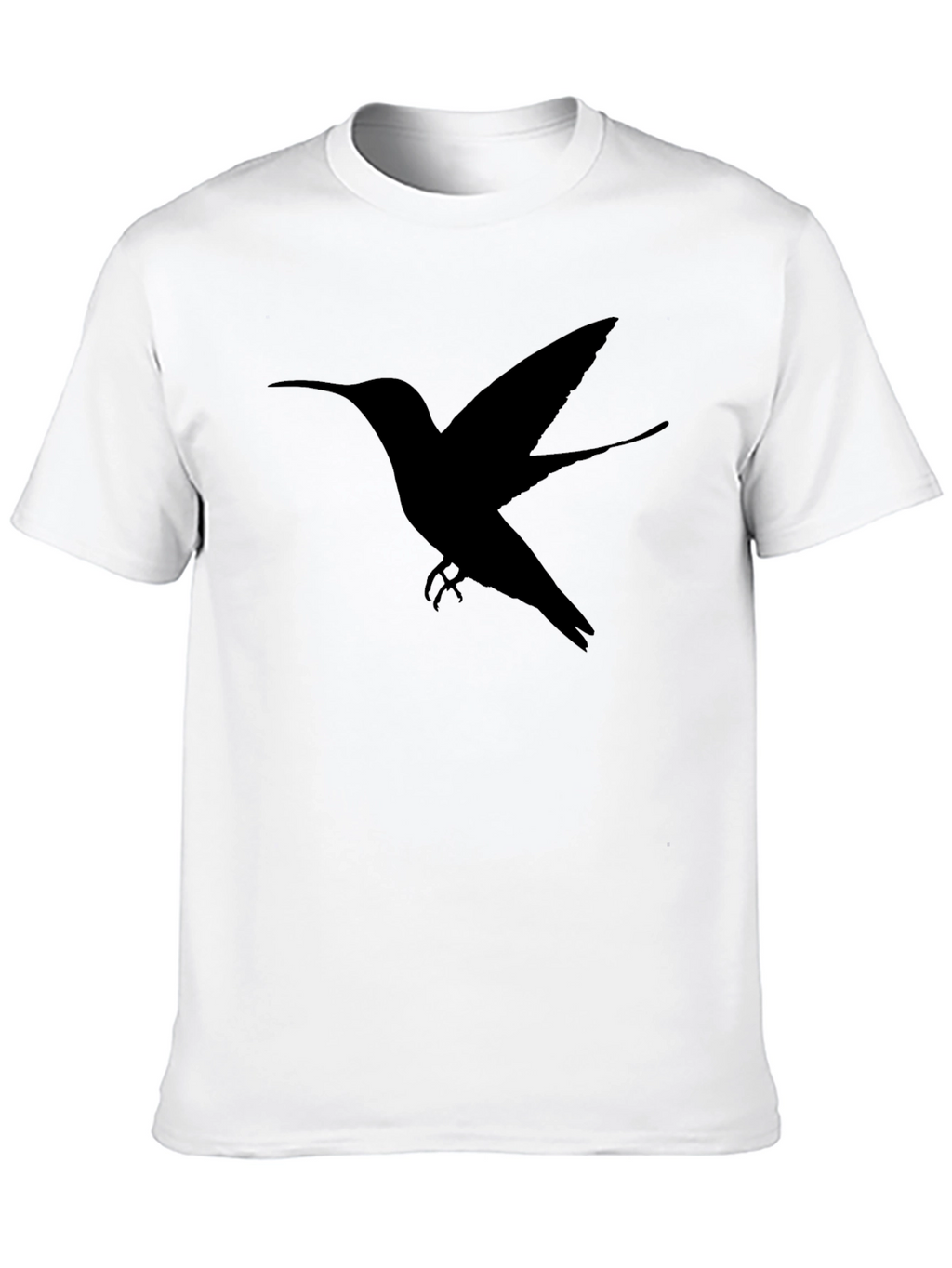Hummingbird Silhouette Graphic Tee - Black
