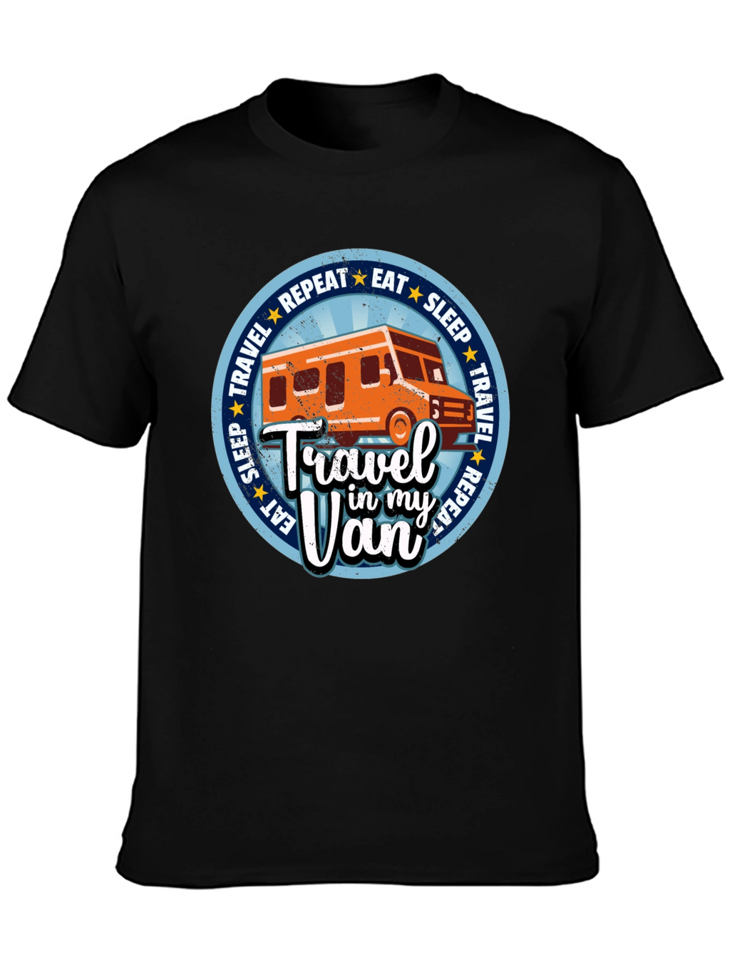 Travel in My Van Graphic Tee - Adventure Shirt
