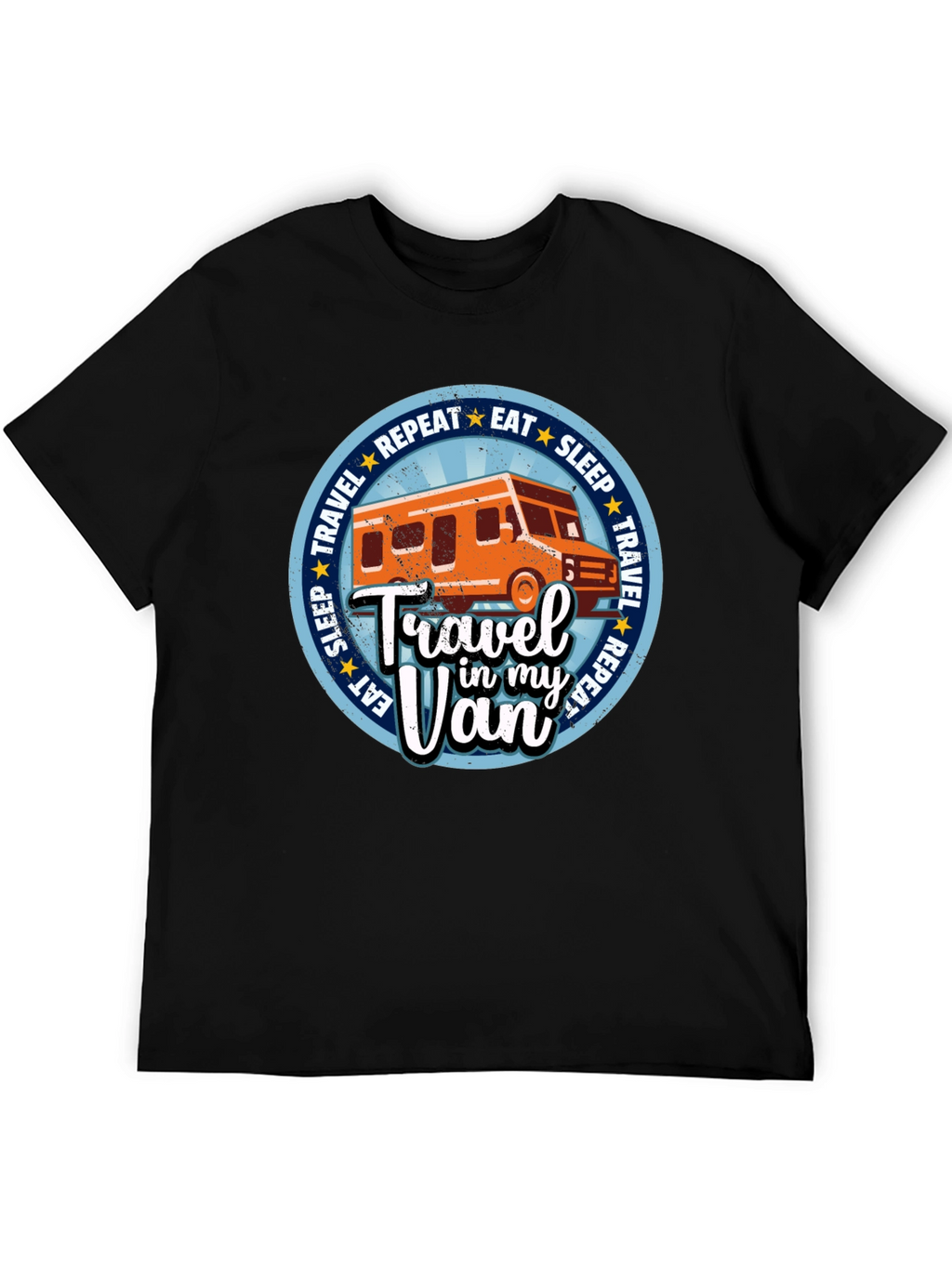 Travel in My Van Graphic Tee - Adventure Shirt