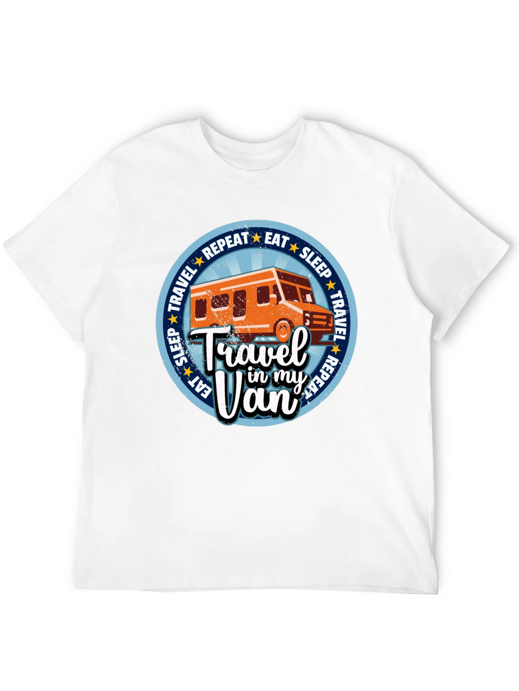 Travel in My Van Graphic Tee - Adventure Shirt