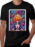 Mind Expansion Graphic Tee - Black Cotton Unisex