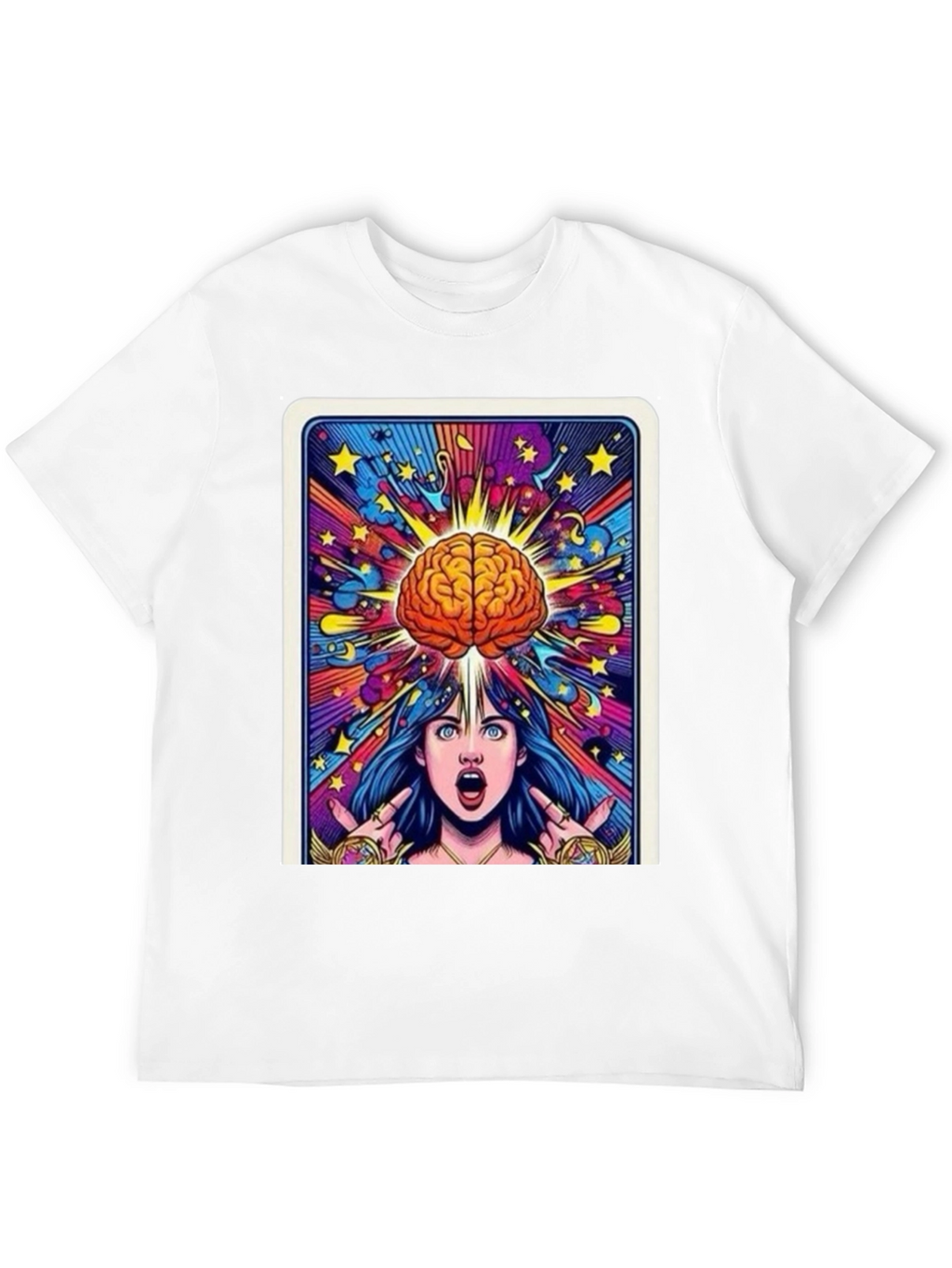 Mind Expansion Graphic Tee - Black Cotton Unisex