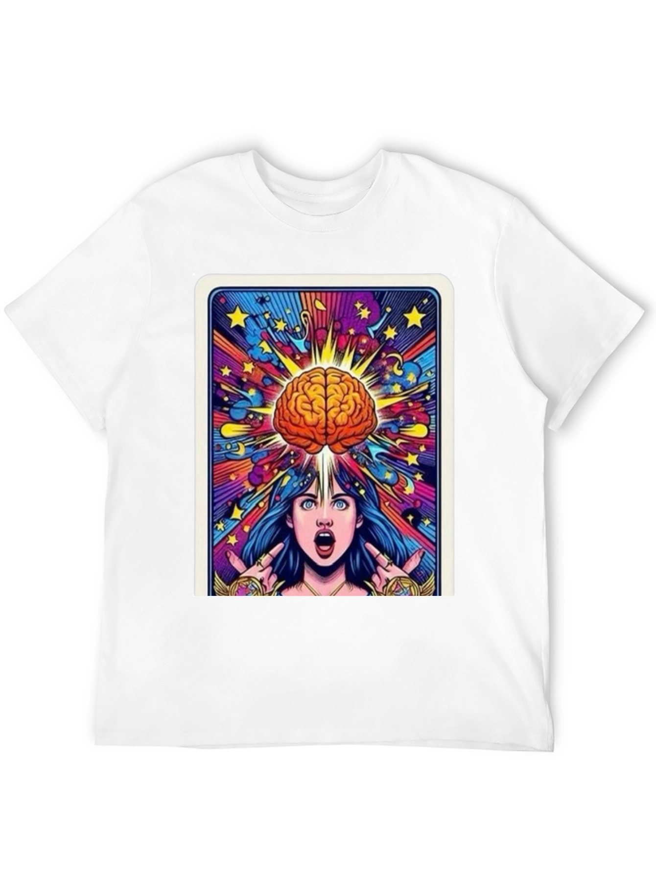 Mind Expansion Graphic Tee - Black Cotton Unisex