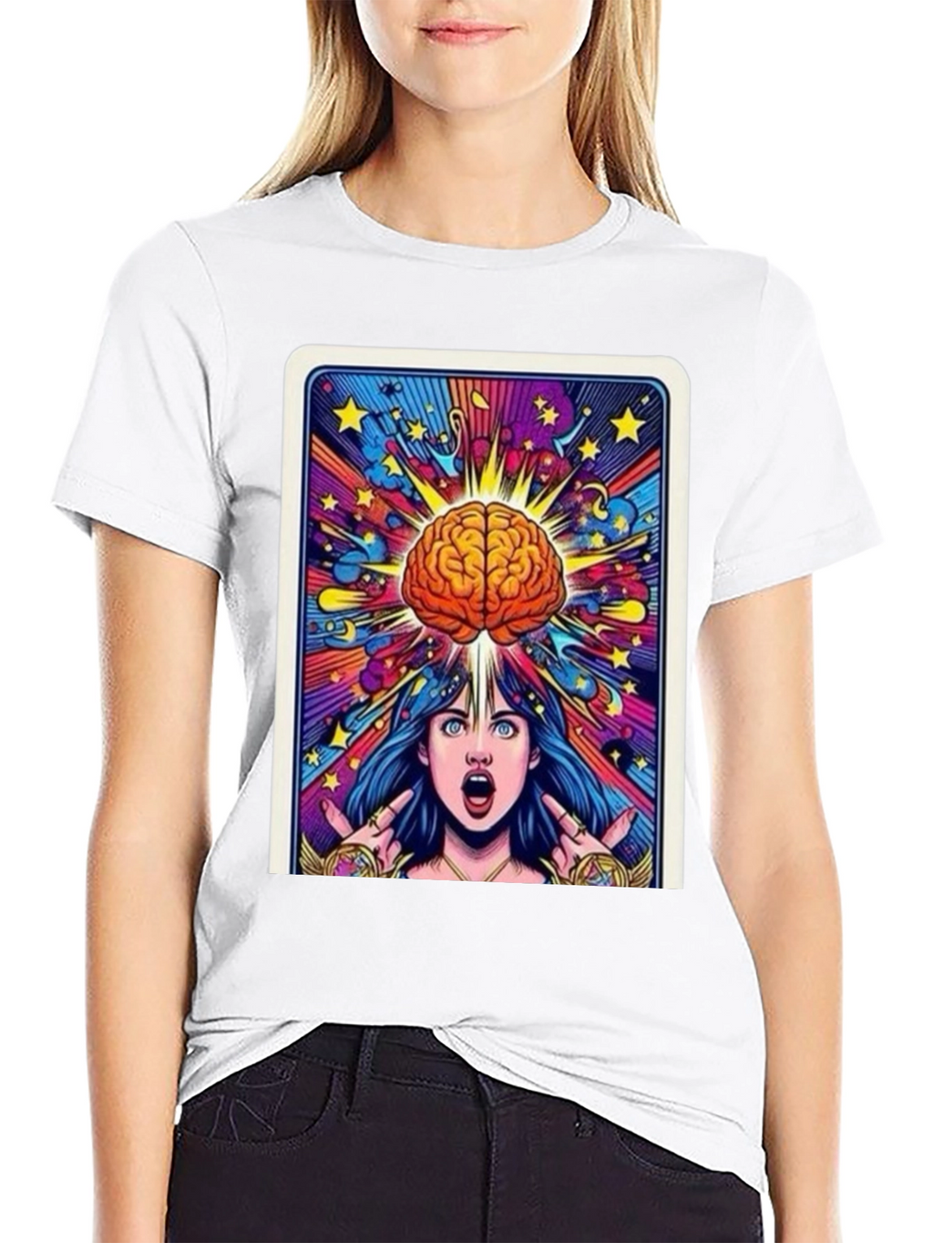 Mind Expansion Graphic Tee - Black Cotton Unisex