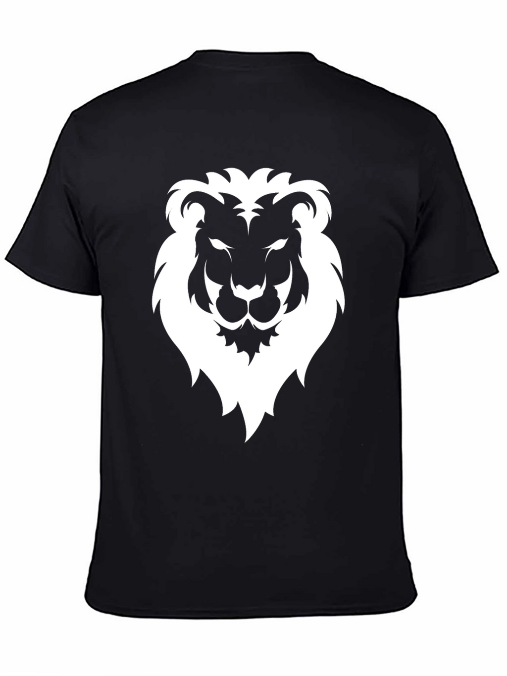 Lion Graphic Tee - Mens Black Short Sleeve