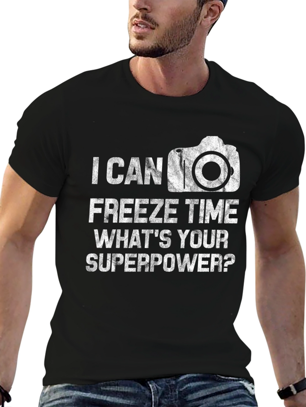I Can Freeze Time T-Shirt - Photography Superpower Tee