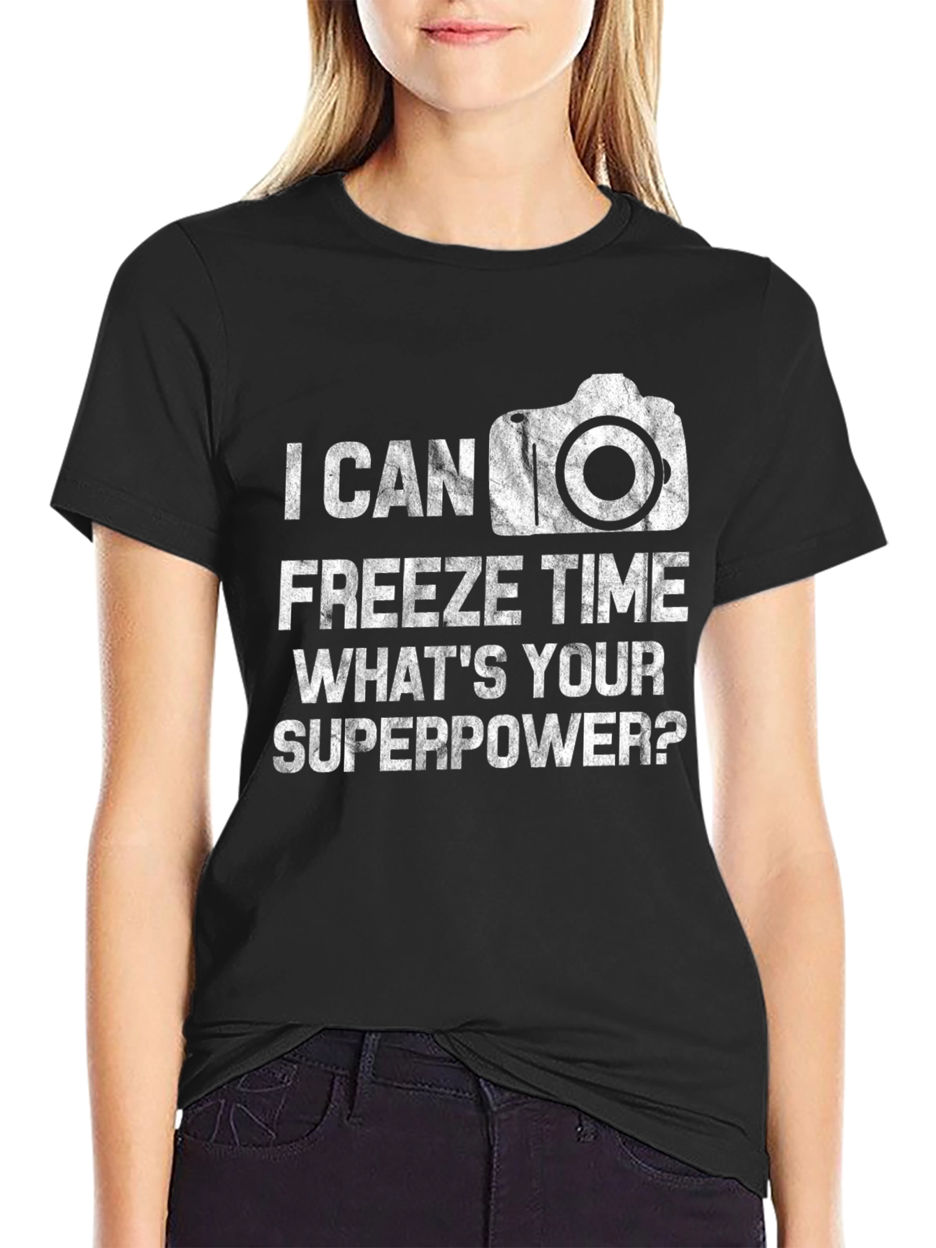 I Can Freeze Time T-Shirt - Photography Superpower Tee