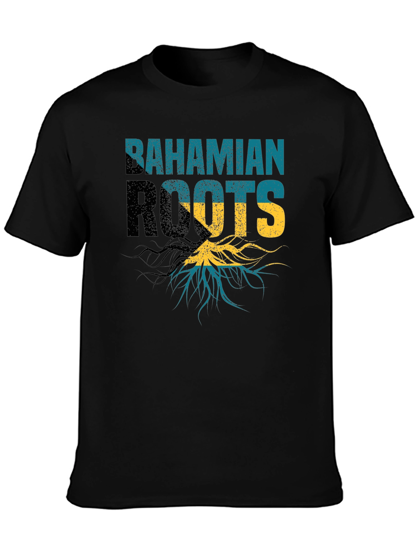 Bahamian Roots Black T-Shirt