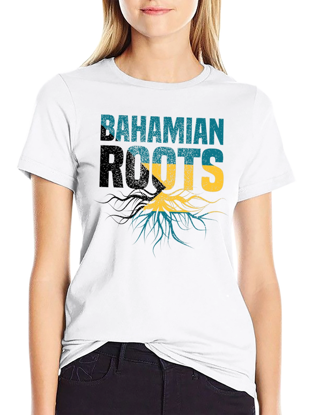 Bahamian Roots Black T-Shirt