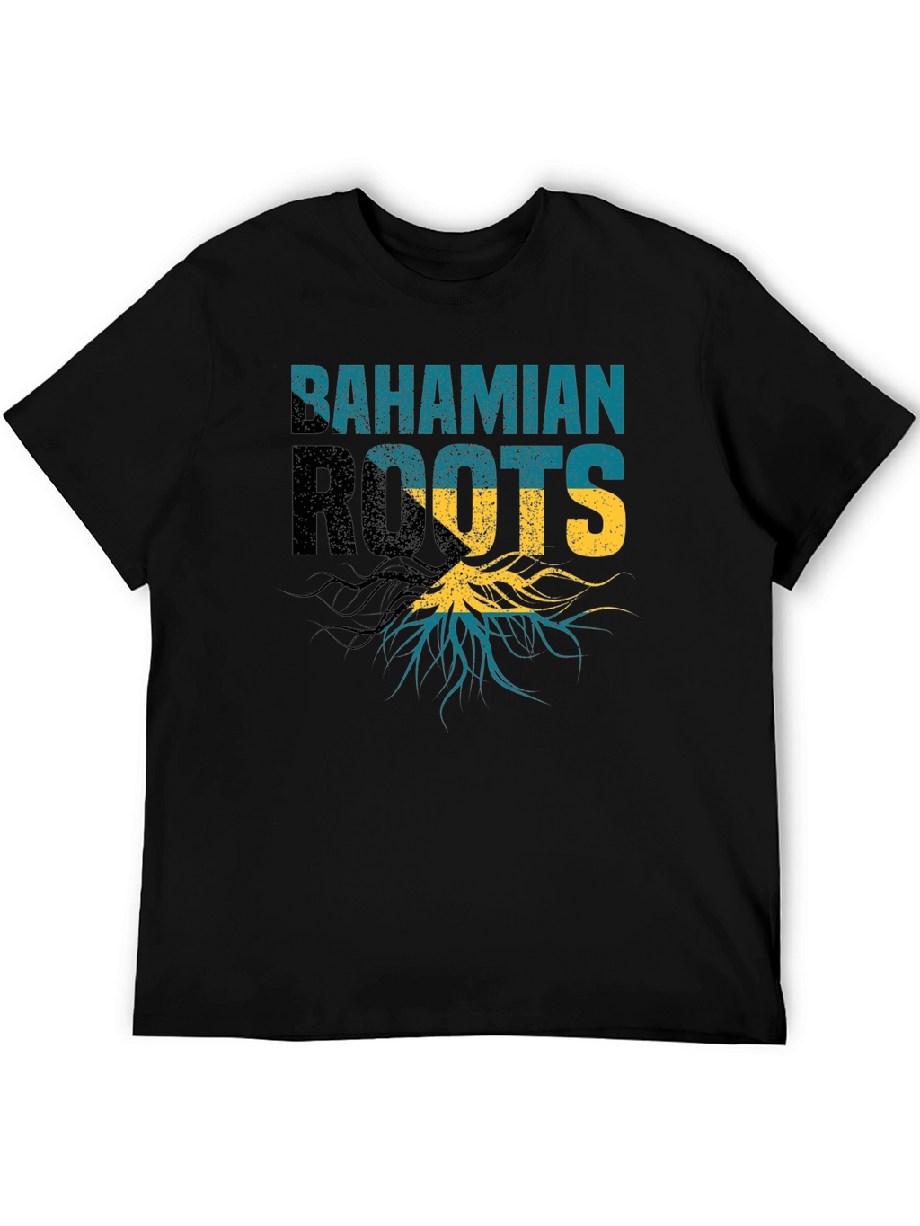 Bahamian Roots Black T-Shirt