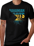 Bahamian Roots Black T-Shirt