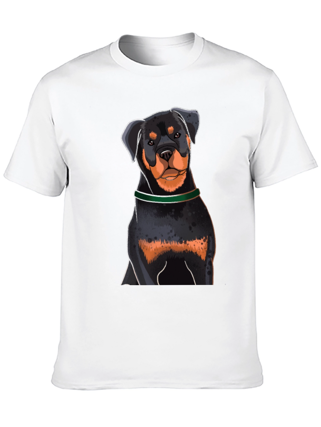 Rottweiler Graphic Tee - Dog Lovers Black T-Shirt