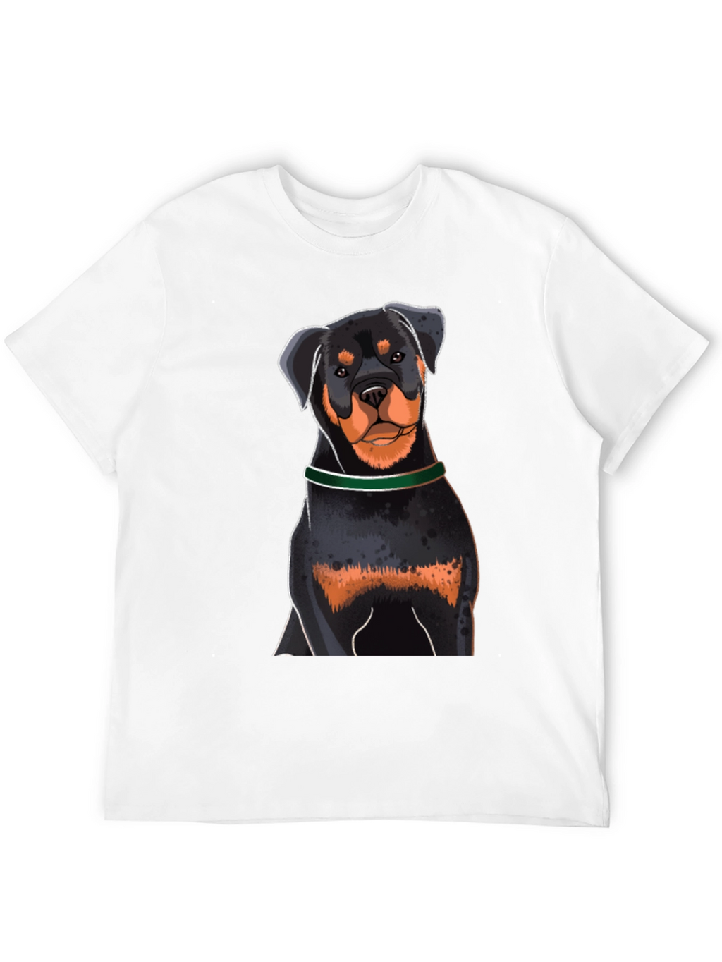 Rottweiler Graphic Tee - Dog Lovers Black T-Shirt