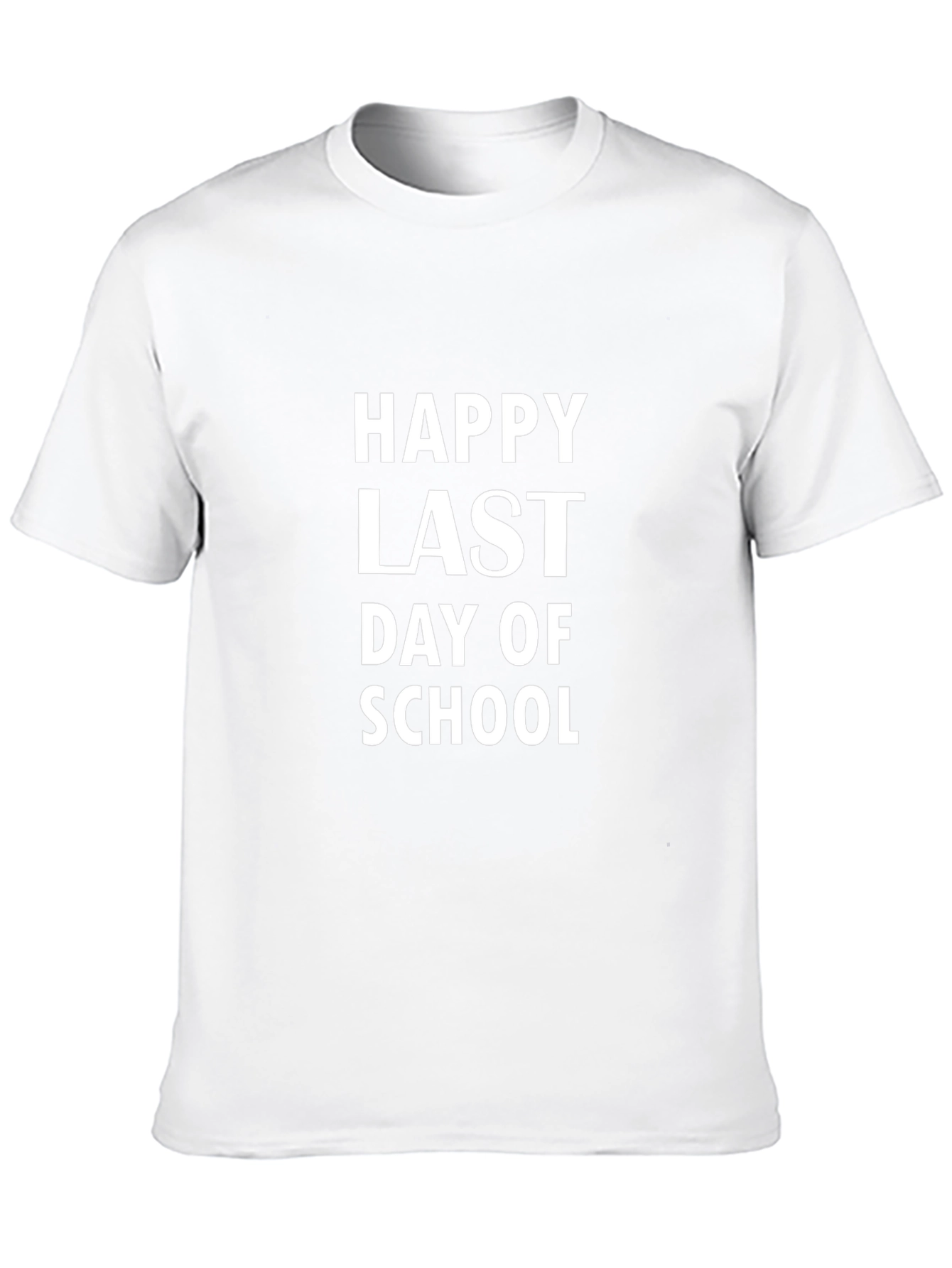 Happy Last Day of School Black T-Shirt