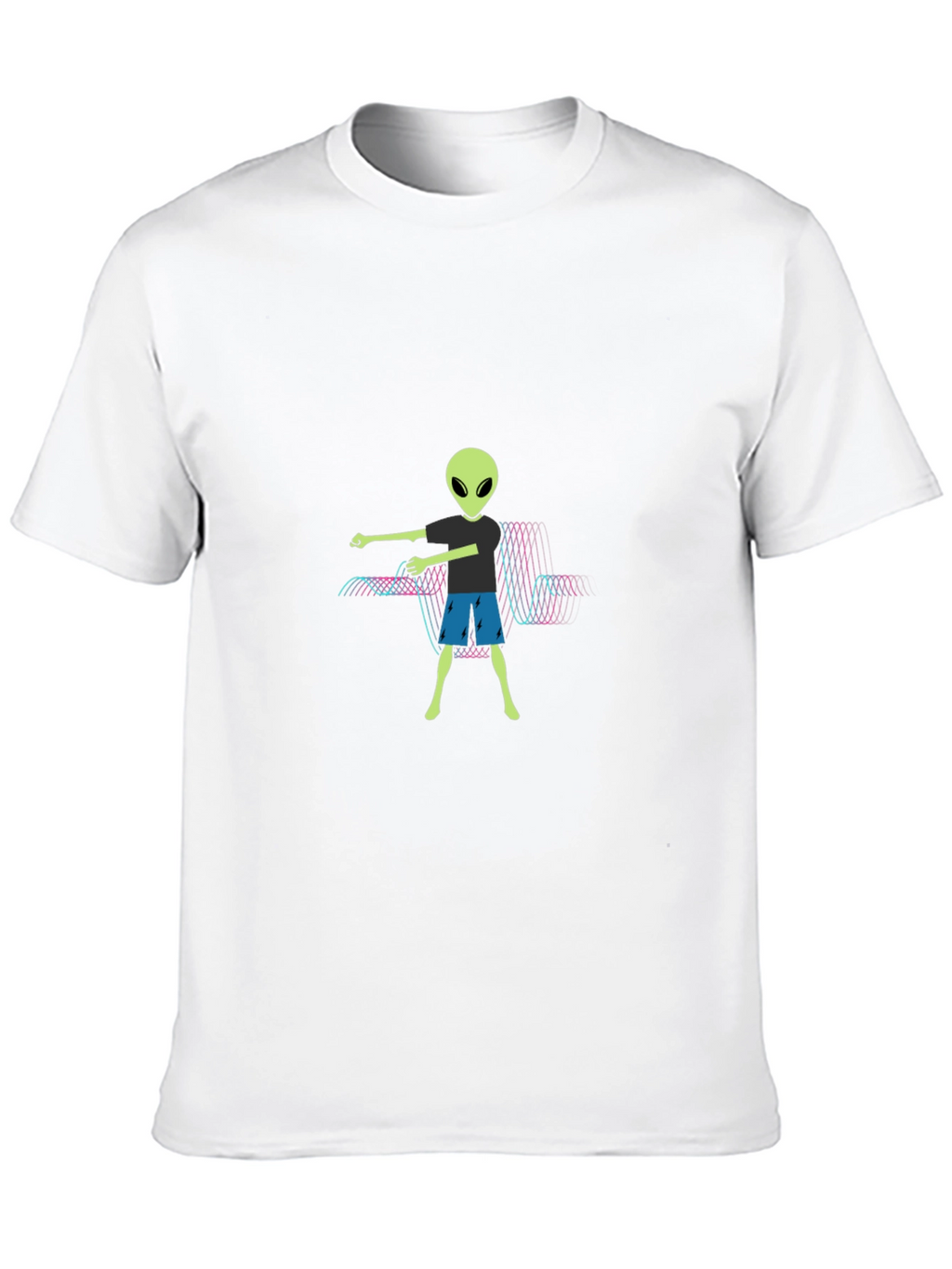 Alien Graphic Tee - Mens Black T-Shirt