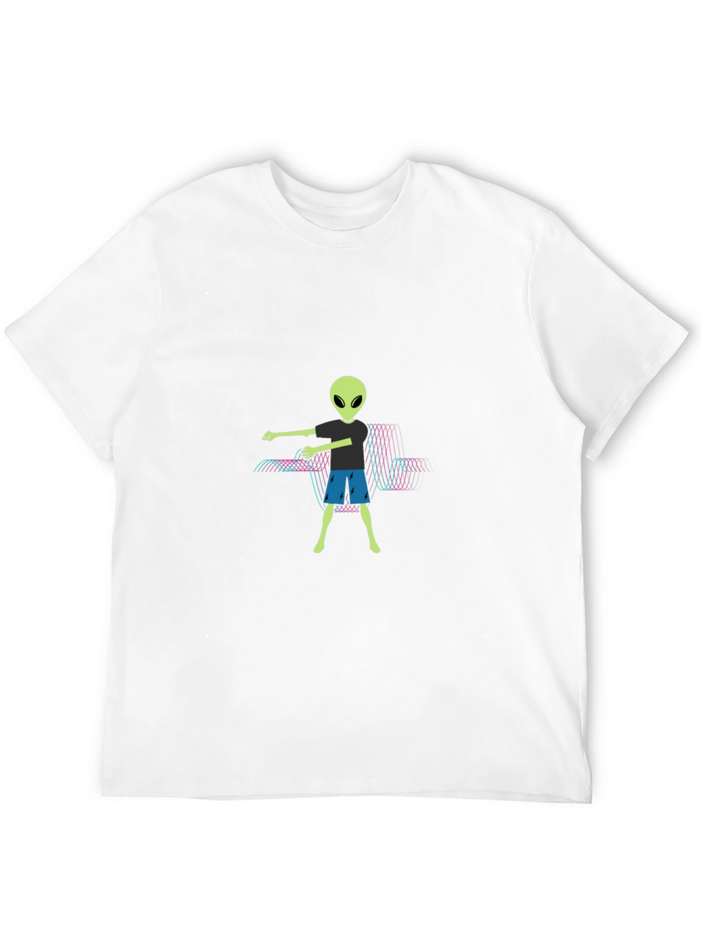 Alien Graphic Tee - Mens Black T-Shirt