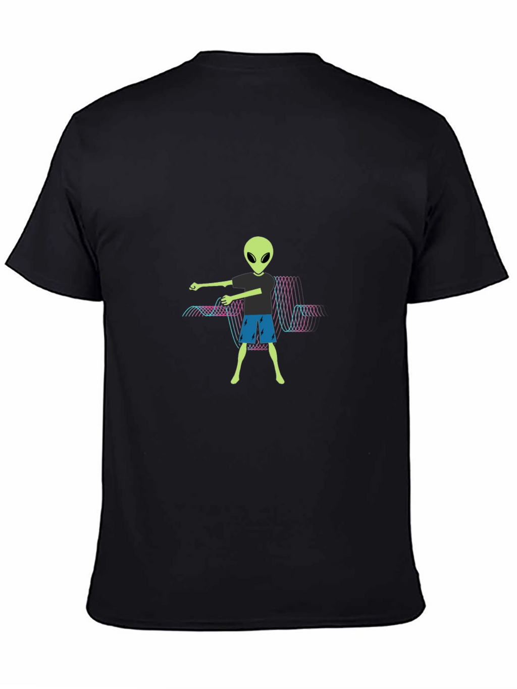 Alien Graphic Tee - Mens Black T-Shirt